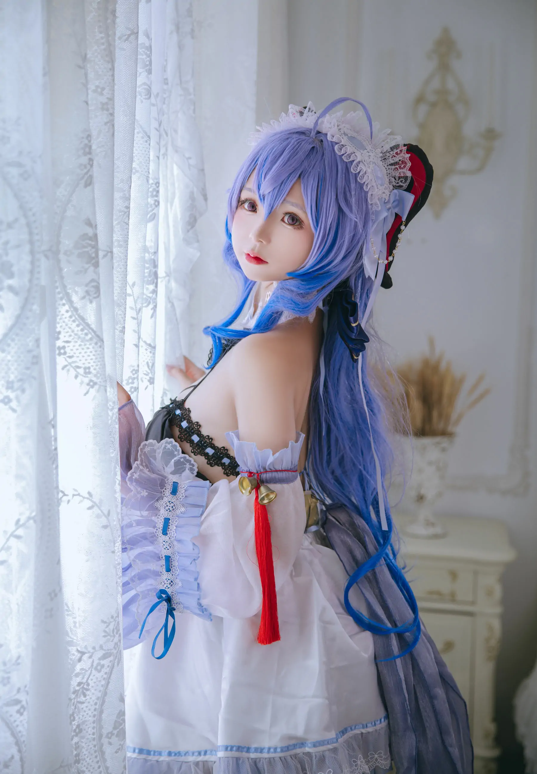 [福利COS] Cosplay日奈娇 - 甘雨女仆