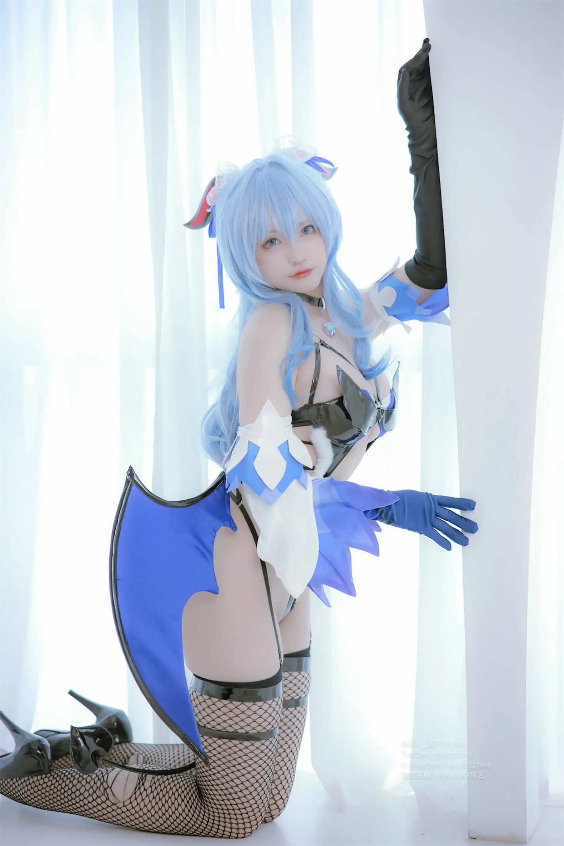 [福利COS] 萌妹子Nyako喵子 - 原神甘雨魅魔