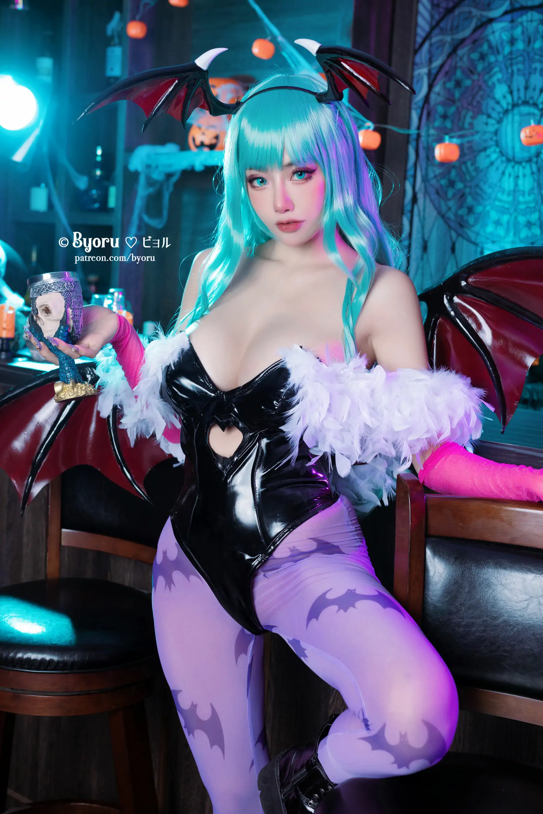 [福利COS] 日本性感萝莉Byoru - Morrigan