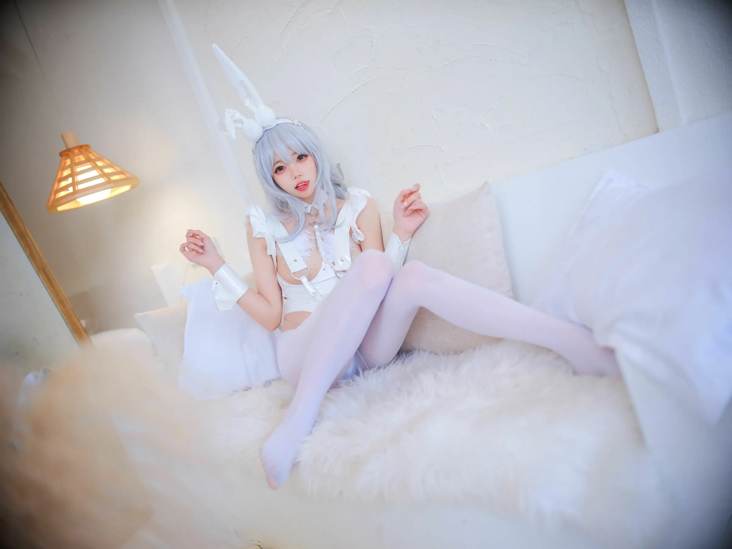 [福利COS] 咬一口兔娘 - 恶毒兔女郎