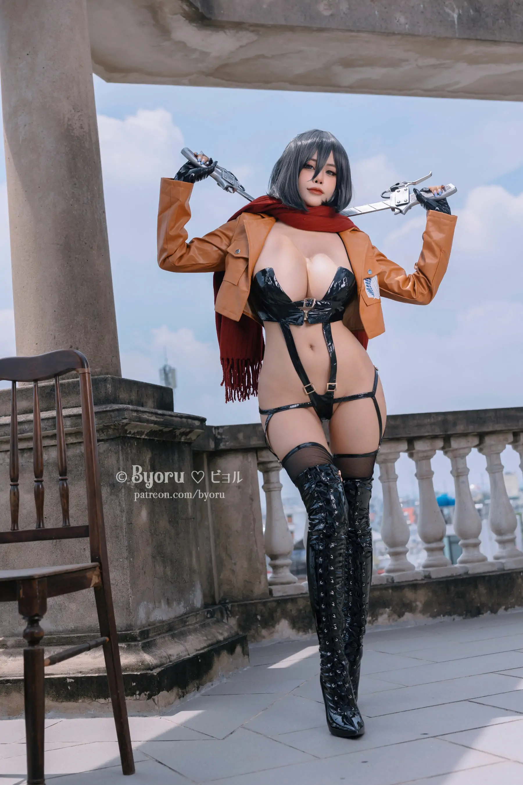 [福利COS] 日本性感萝莉Byoru - Mikasa