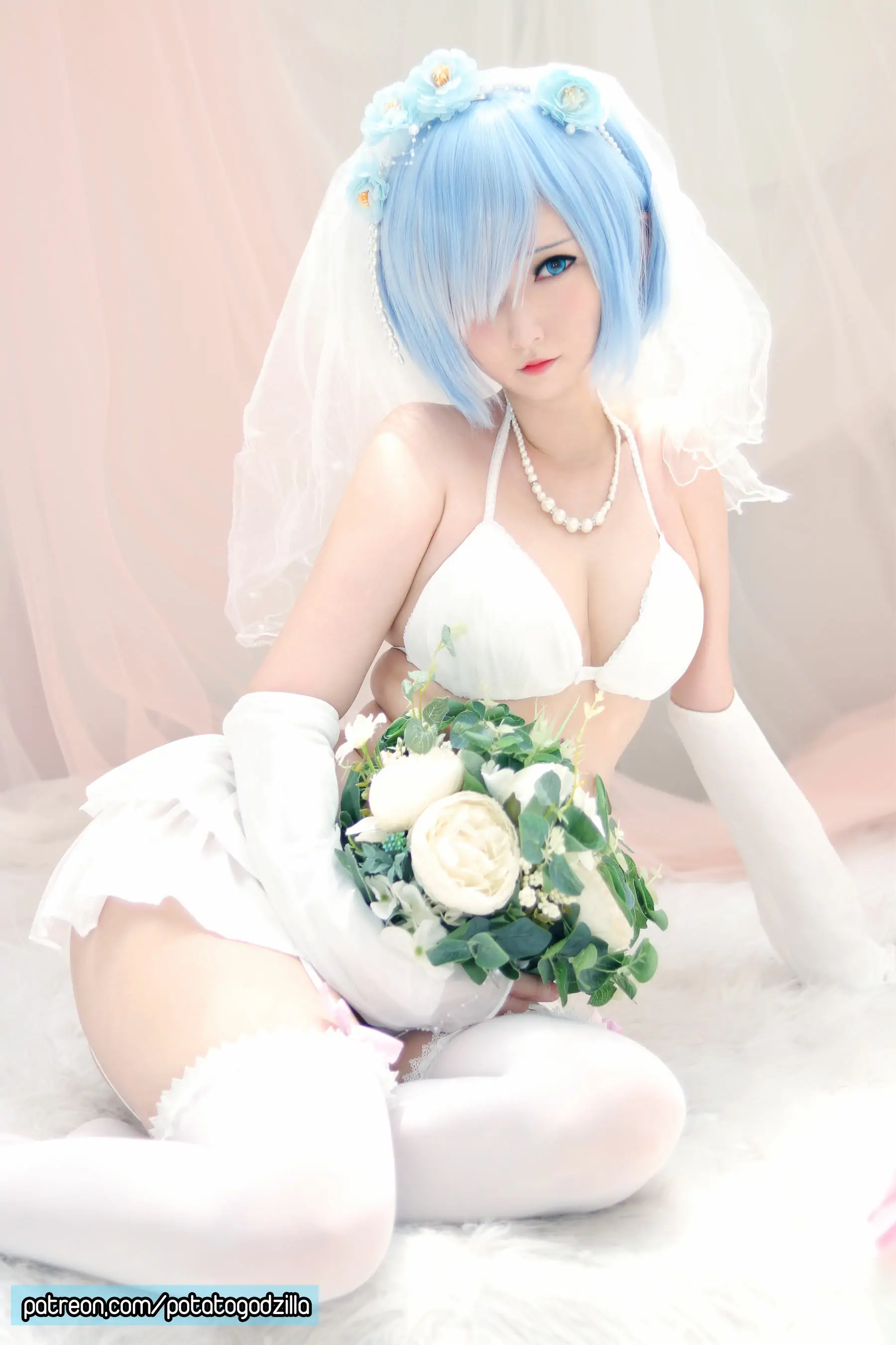 Coser小姐姐Potato Godzilla - Bride Rem