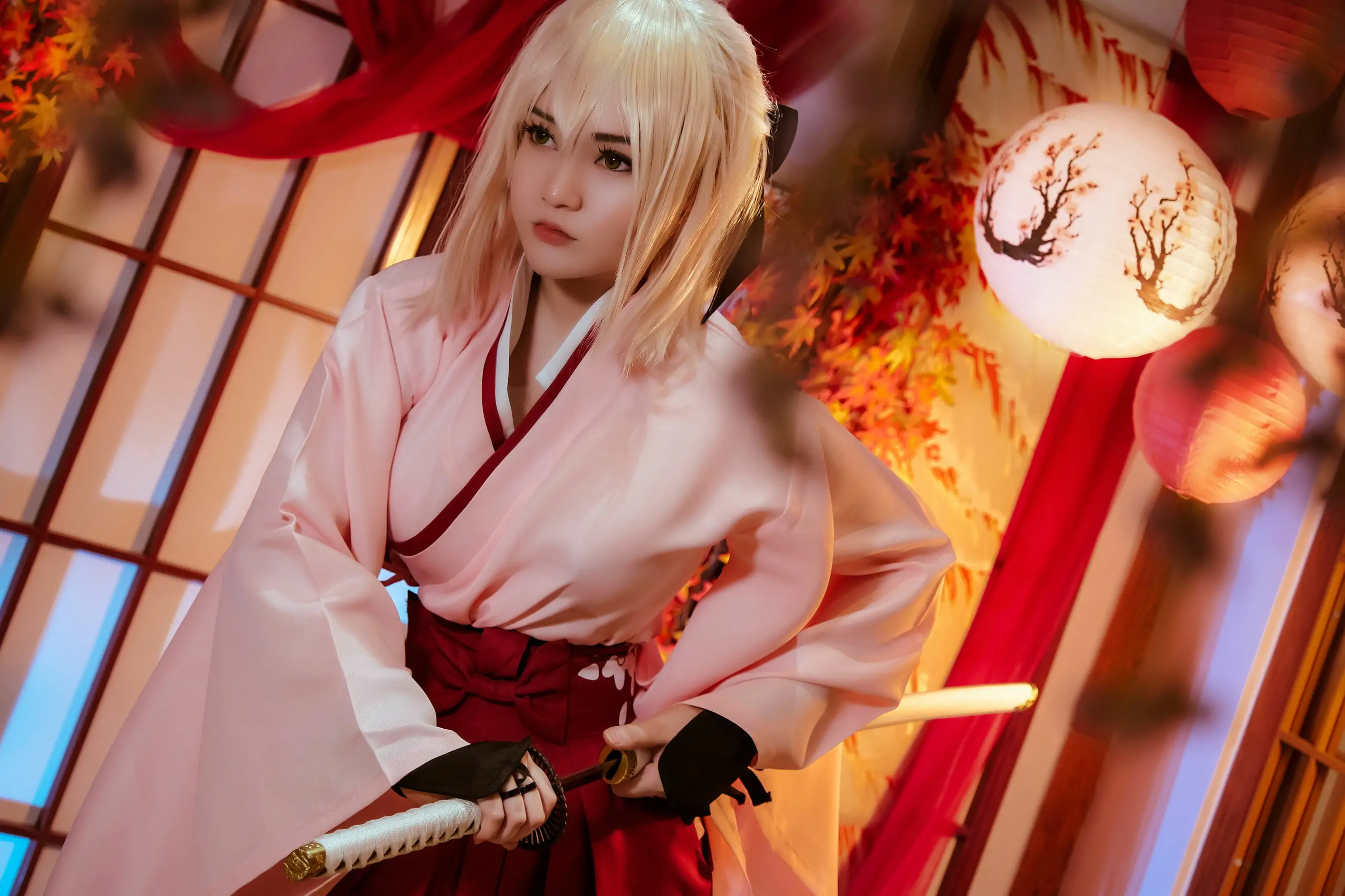 Coser小姐姐Potato Godzilla - Okita Souji Sakura Saber