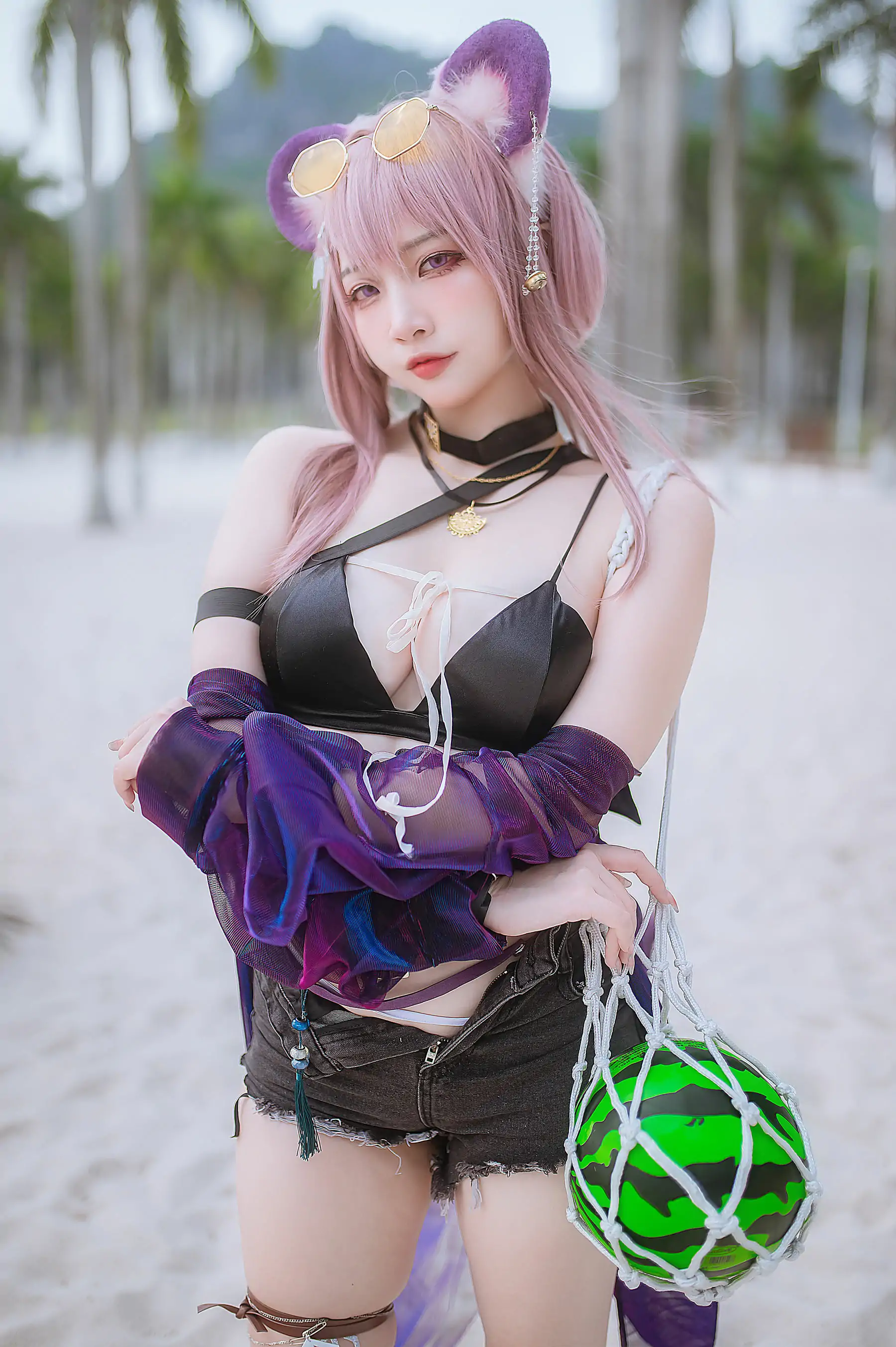 人气Coser 二佐Nisa - 泰拉夏日纪事 佐佐林雨霞