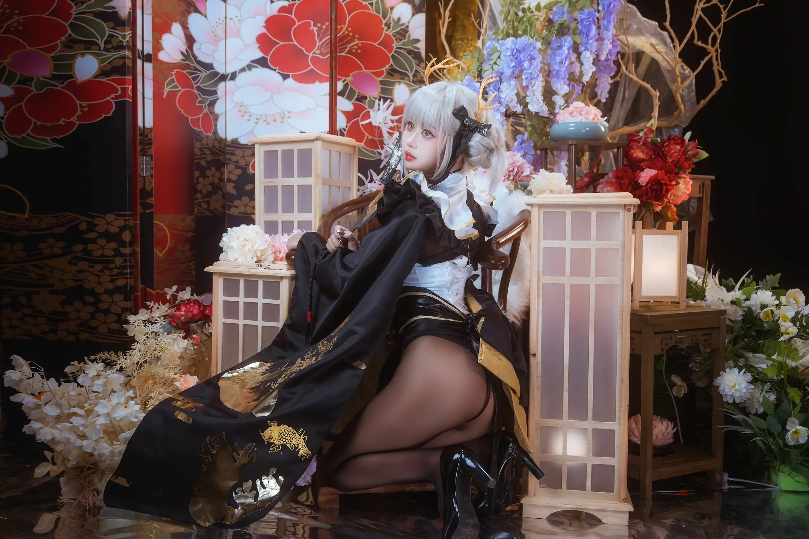 阳光美少女 萌芽儿o0 - 白兔和服