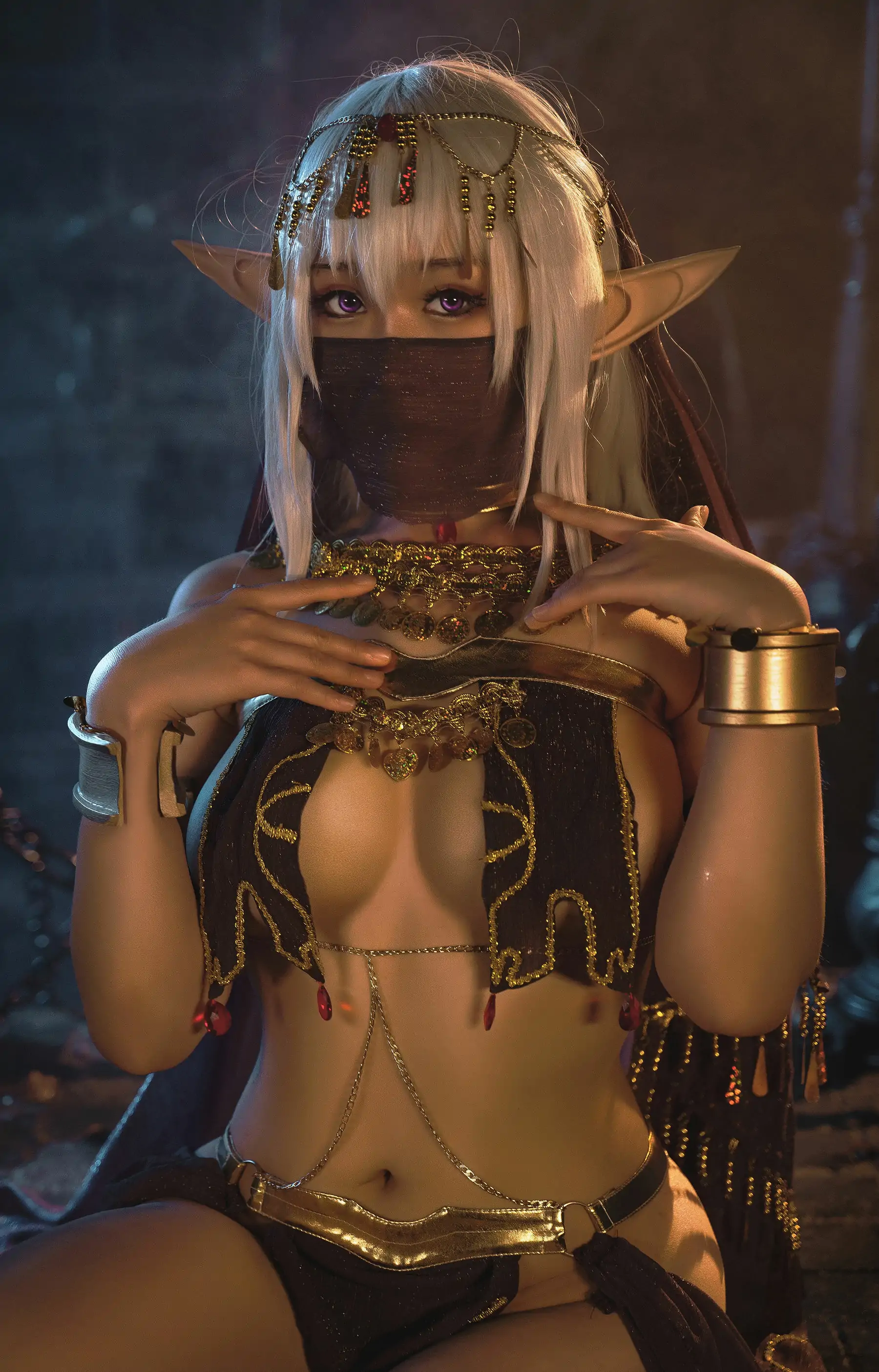 性感Coser 三刀刀Miido - 黑兽