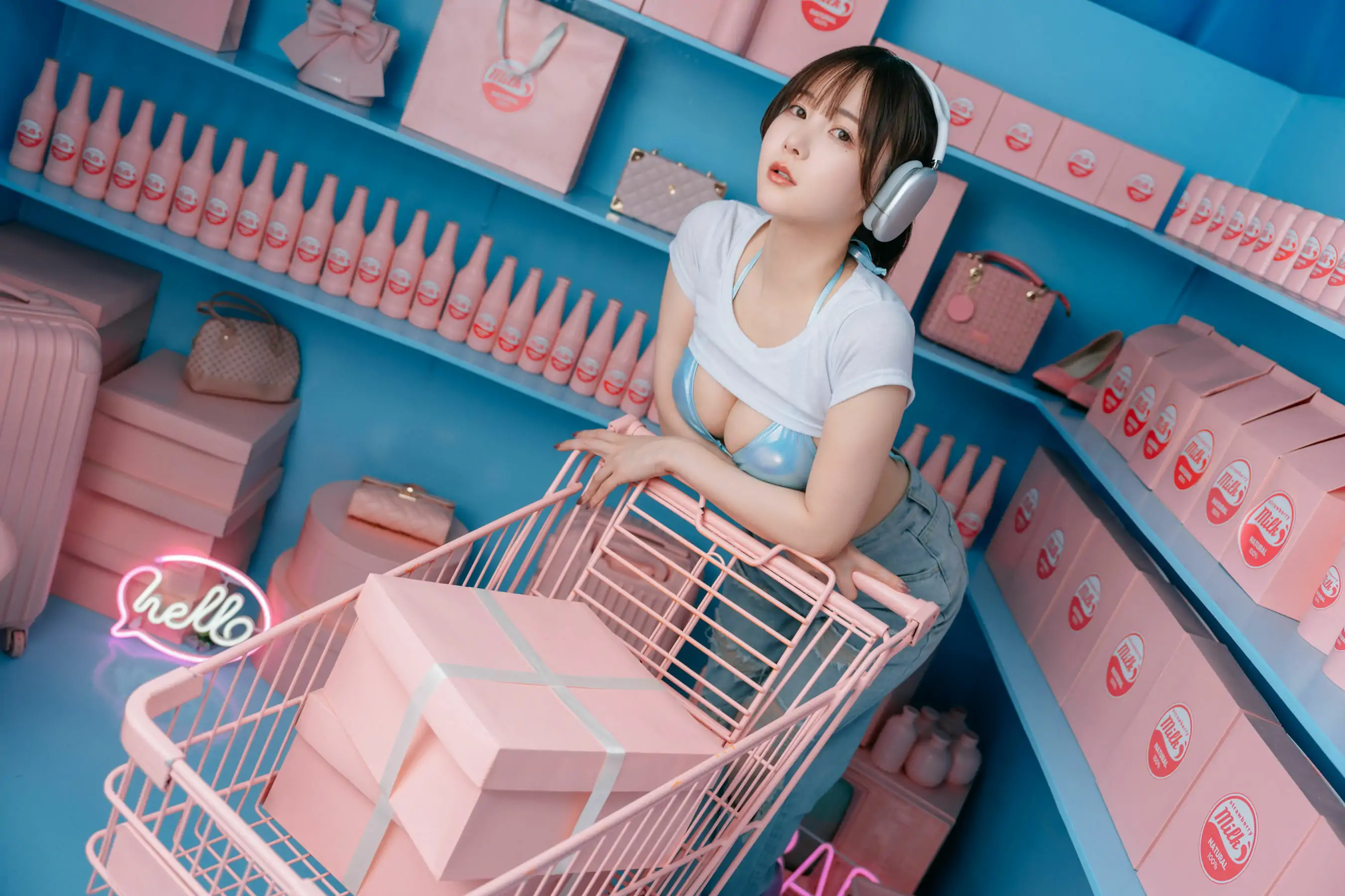 日本甜美COSER けんけん - PINK×BLUE