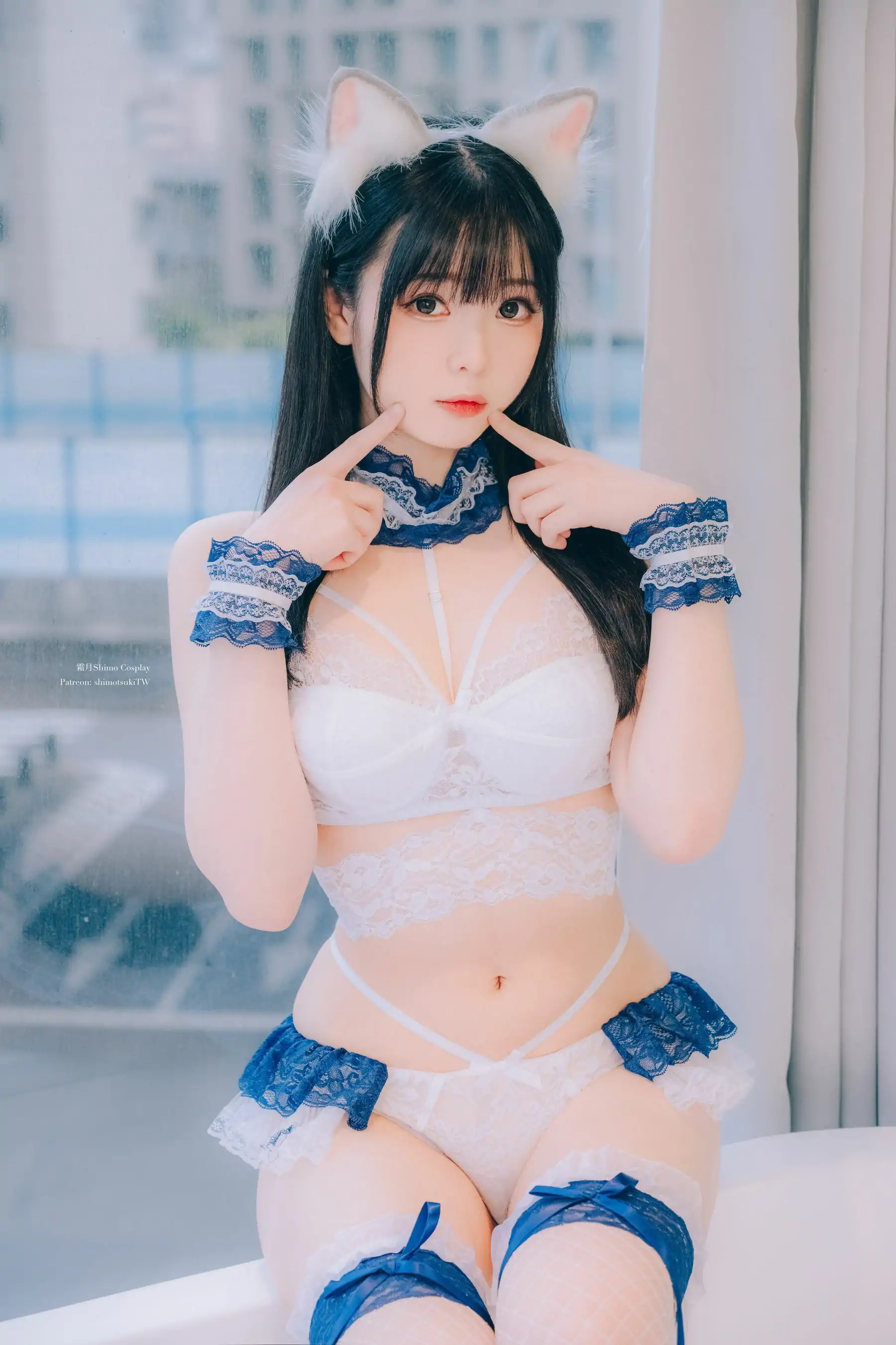 微博妹纸 霜月shimo - Lace Lingerie