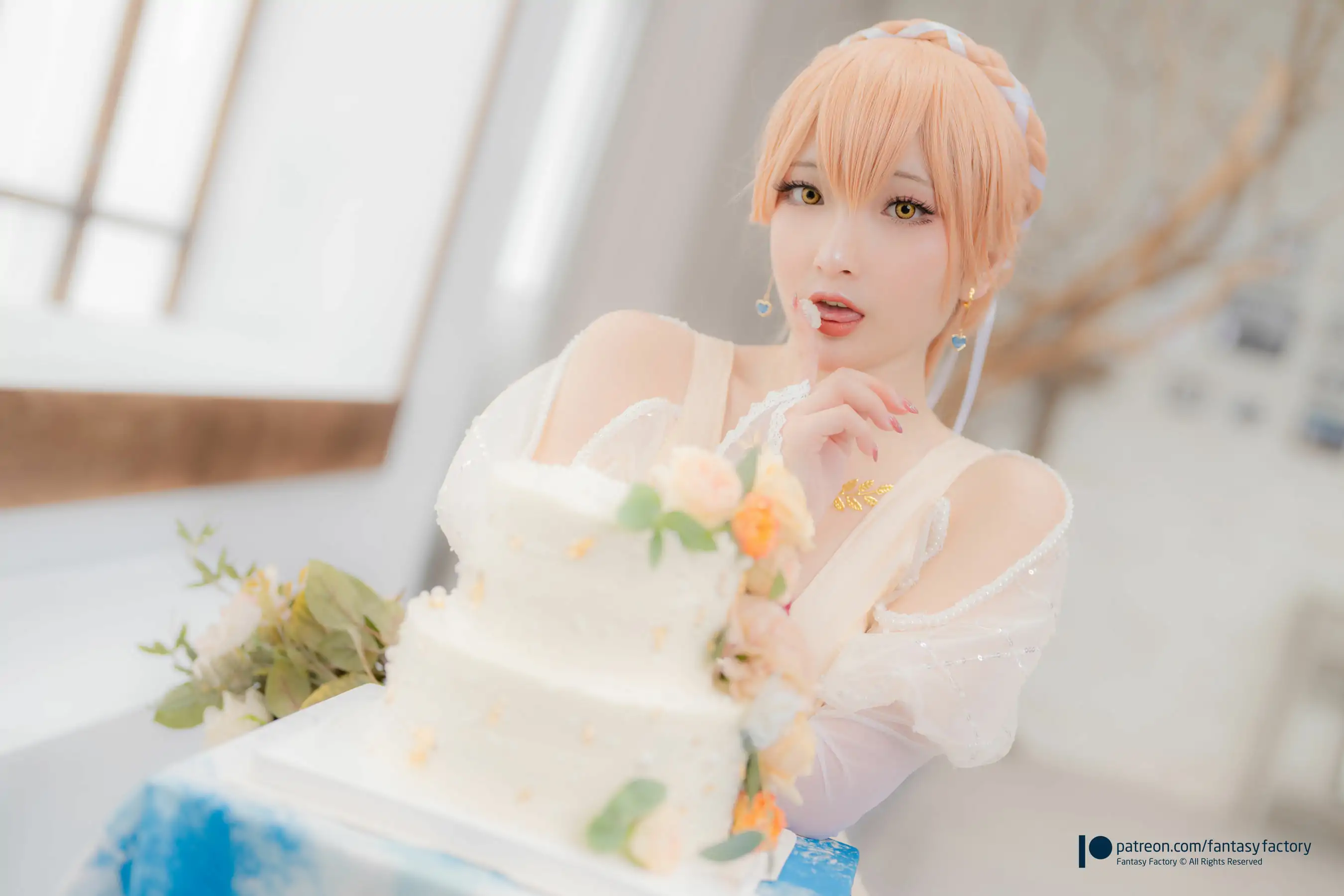 [Fantasy Factory] 小丁 Cosplay写真 - 2022.02 Ots-14 Wedding dress