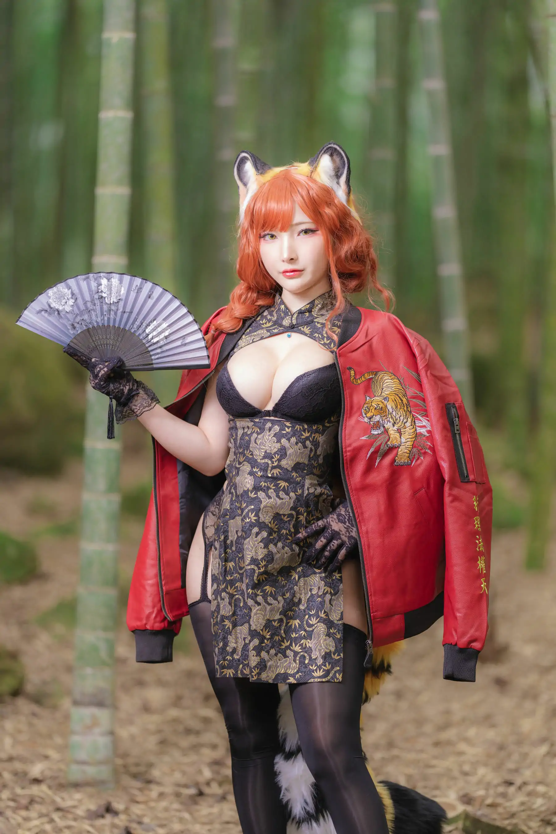 [Fantasy Factory] 小丁 Cosplay写真 - 2022.01 Tiger cheongsam