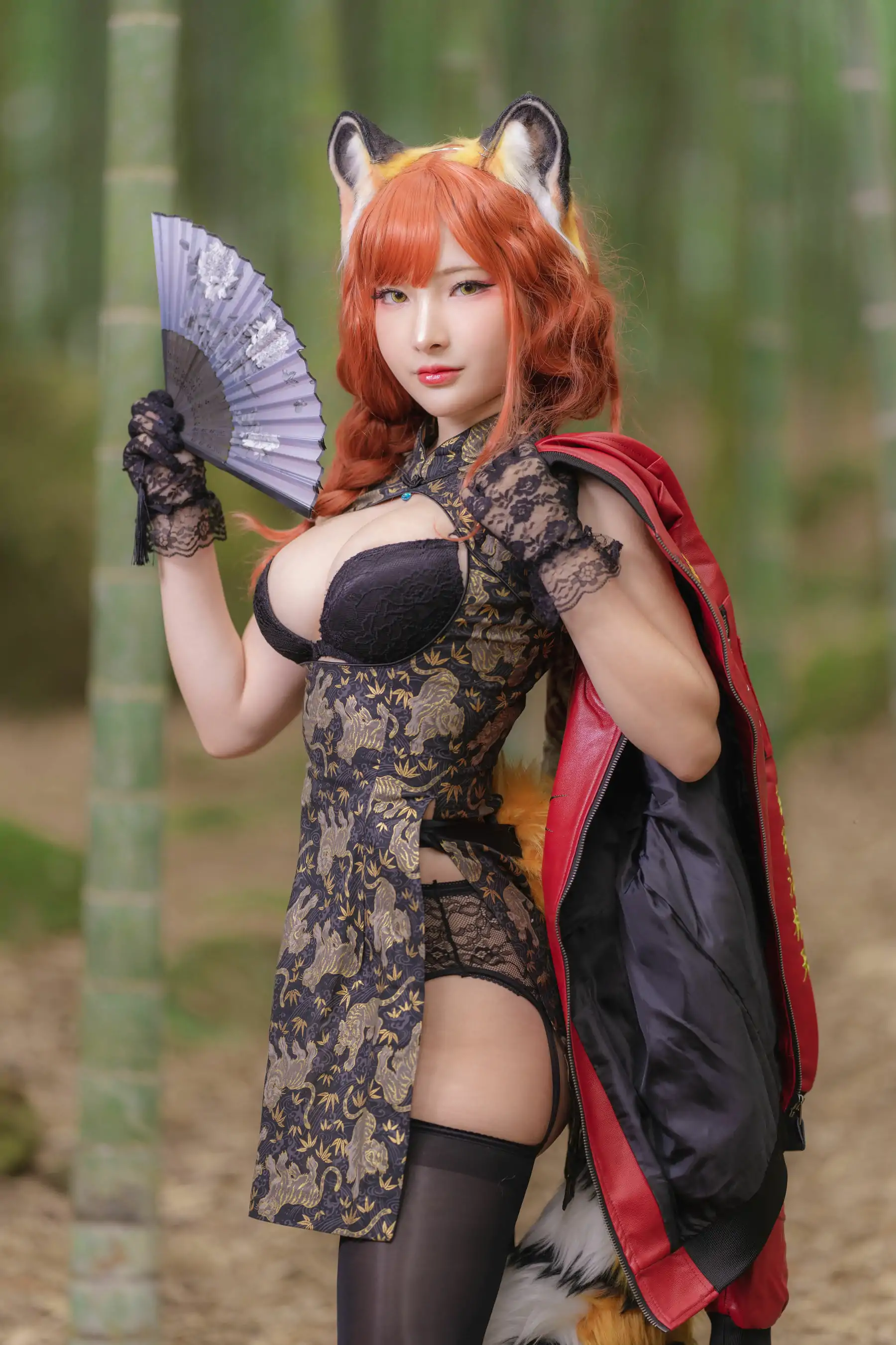 [Fantasy Factory] 小丁 Cosplay写真 - 2022.01 Tiger cheongsam