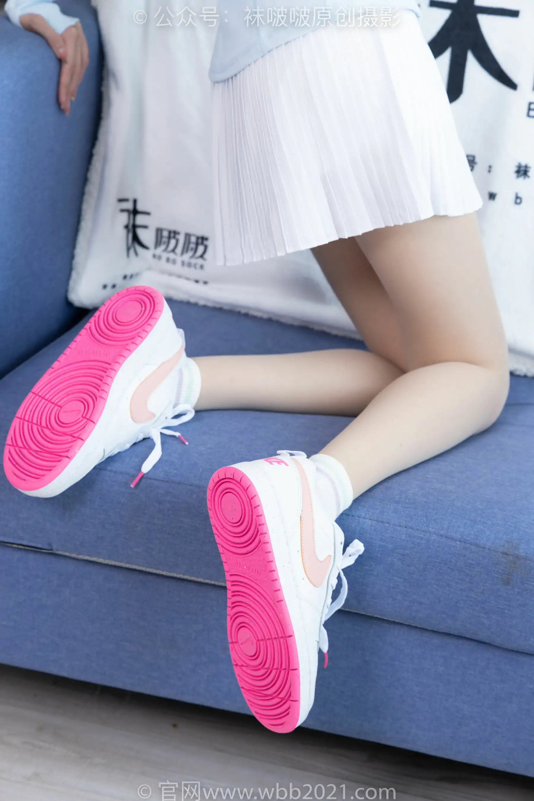 BoBoSocks袜啵啵 No.454 稚予 -白棉袜、肉丝、板鞋