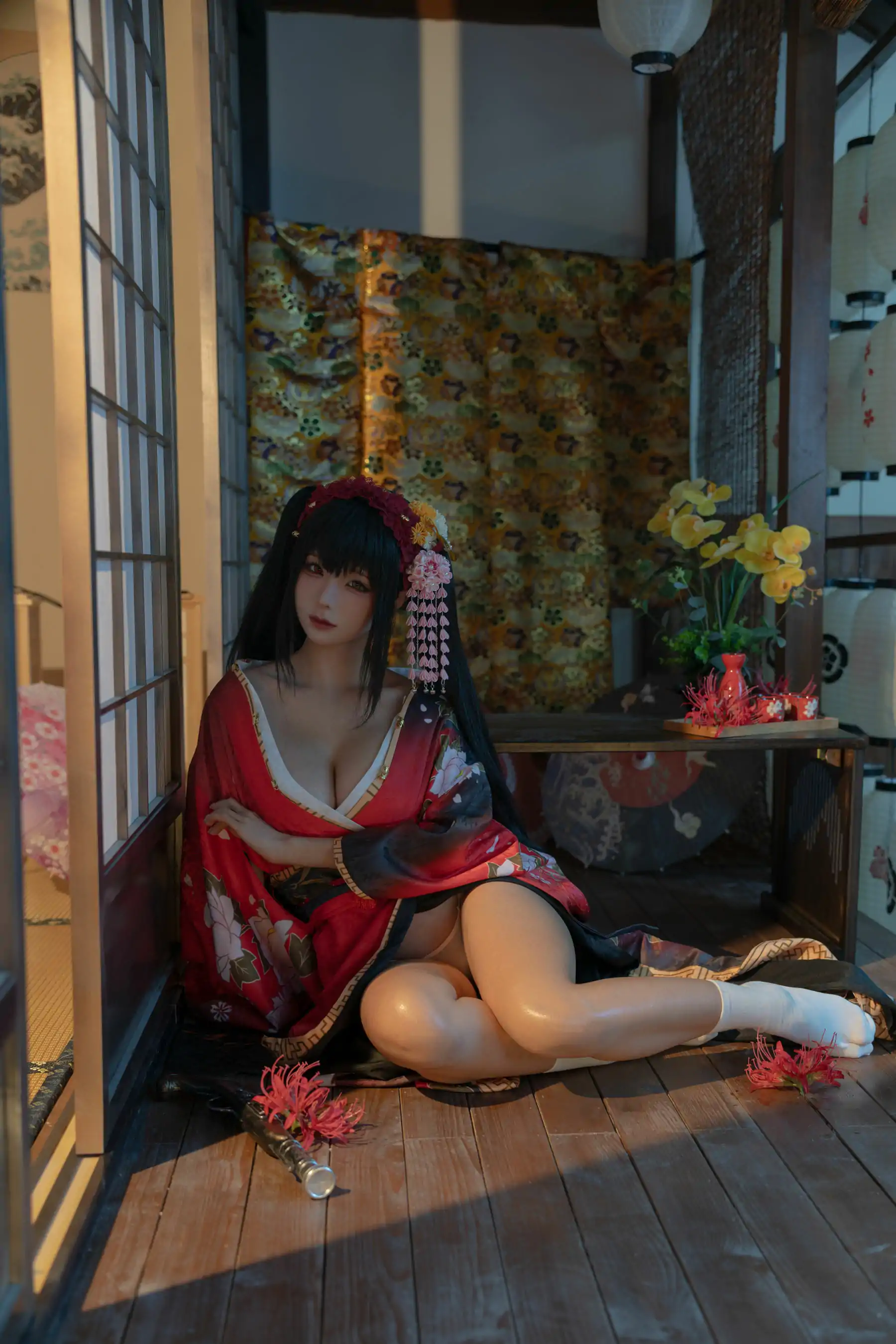 动漫博主蠢沫沫 - 狂三和服