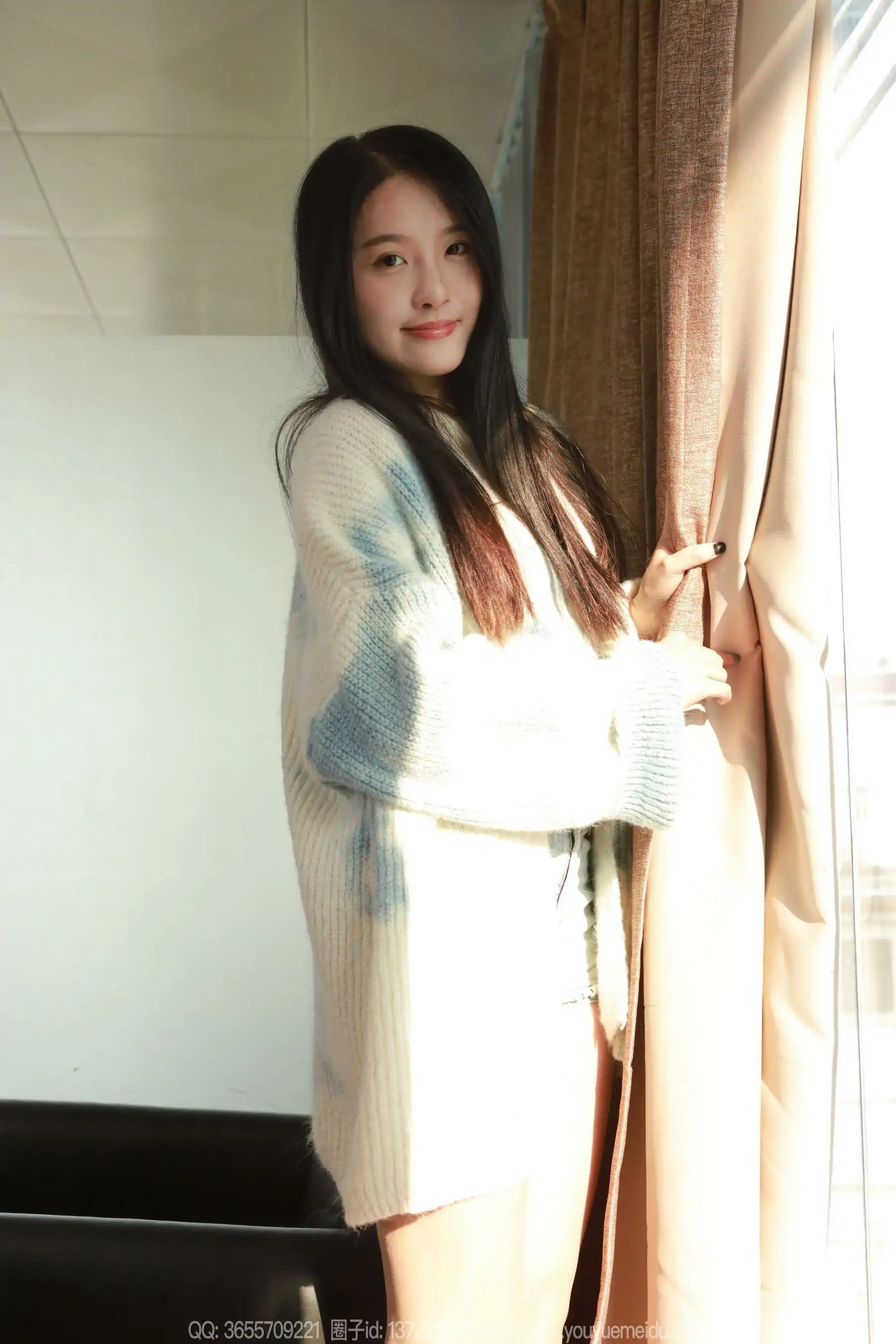 IESS异思趣向 - 模特： 婉萍 《蓝色毛衣（下）》
