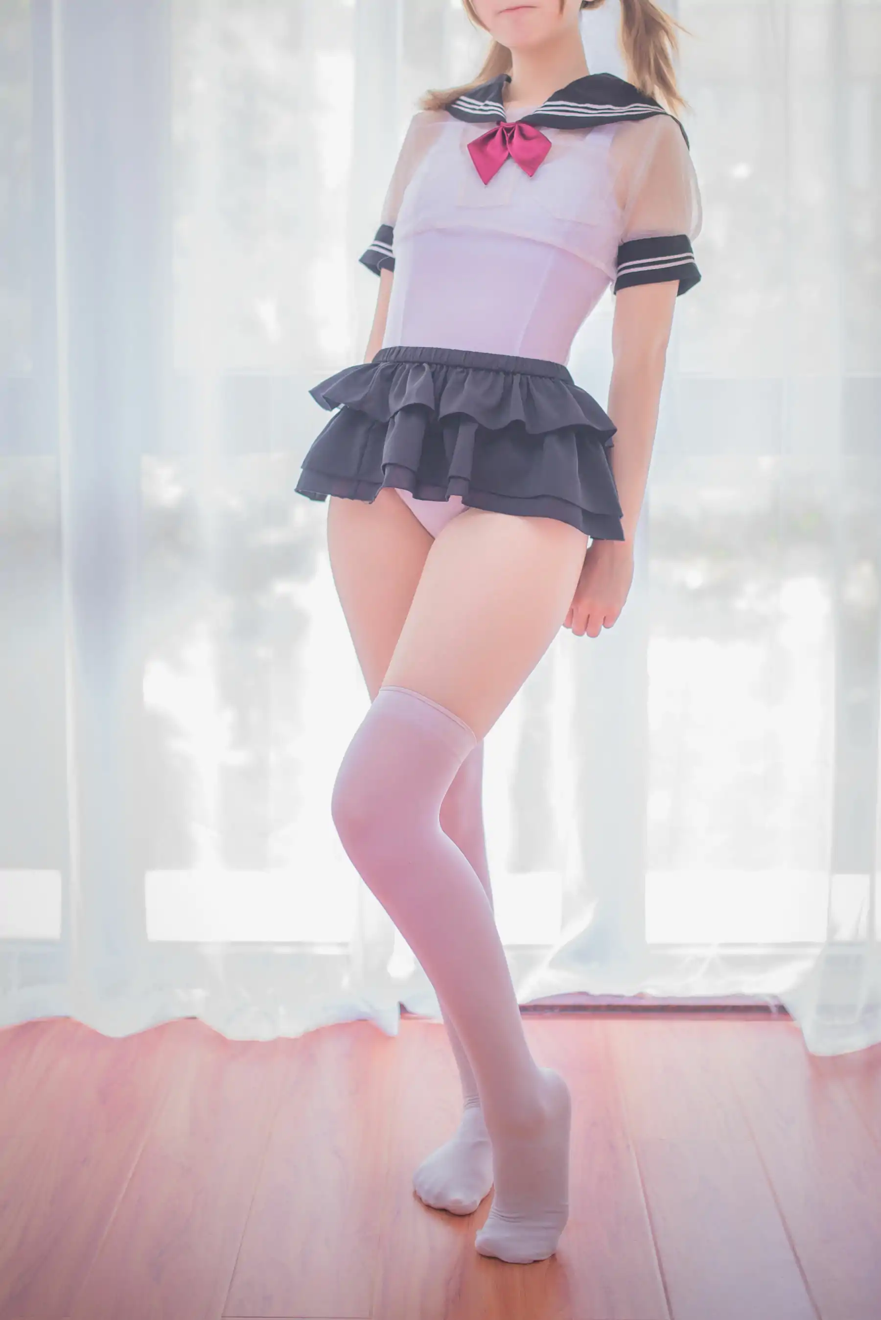 白金Saki写真 - 春日野穹 制服