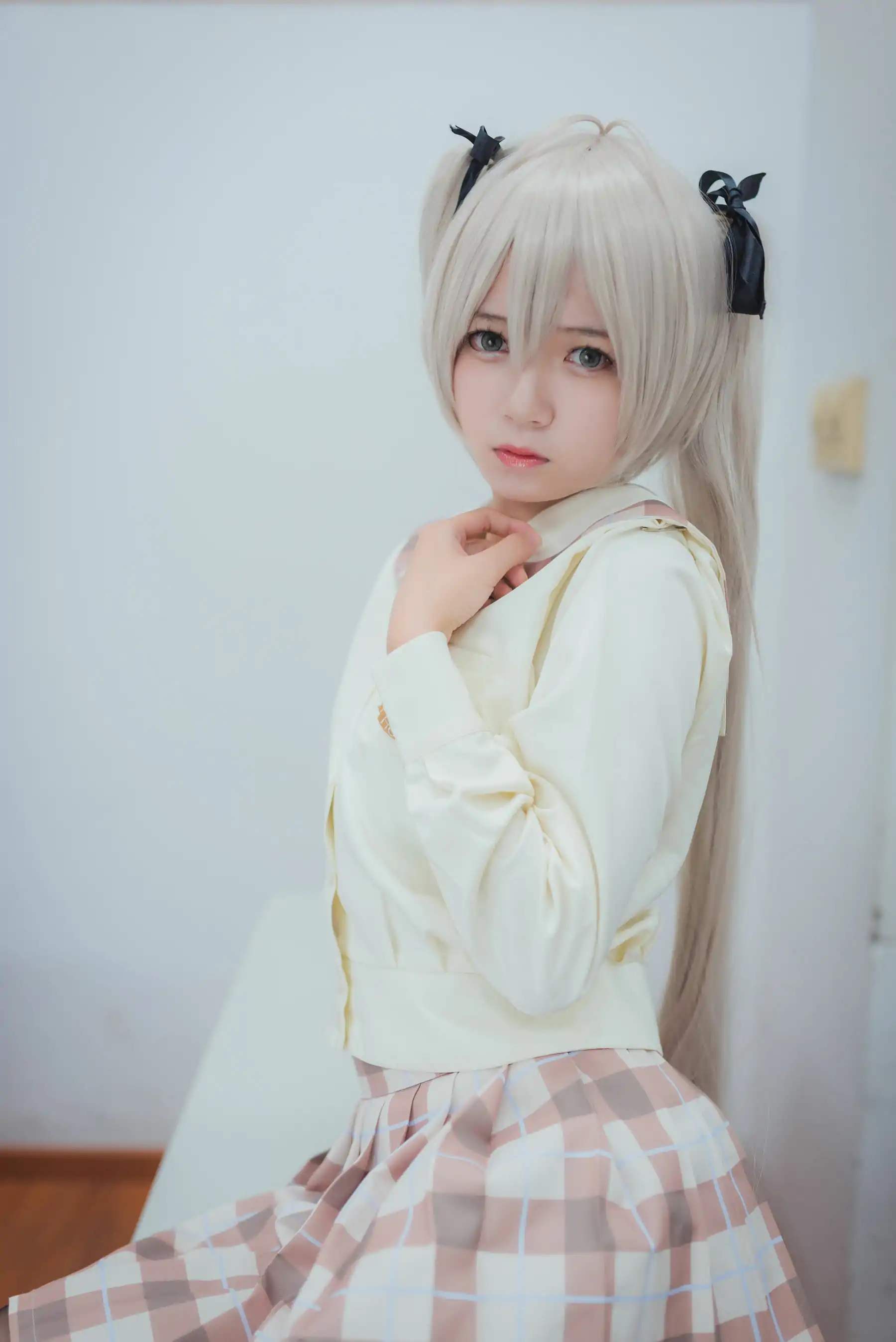 白金Saki写真 - 五更琉璃 校服