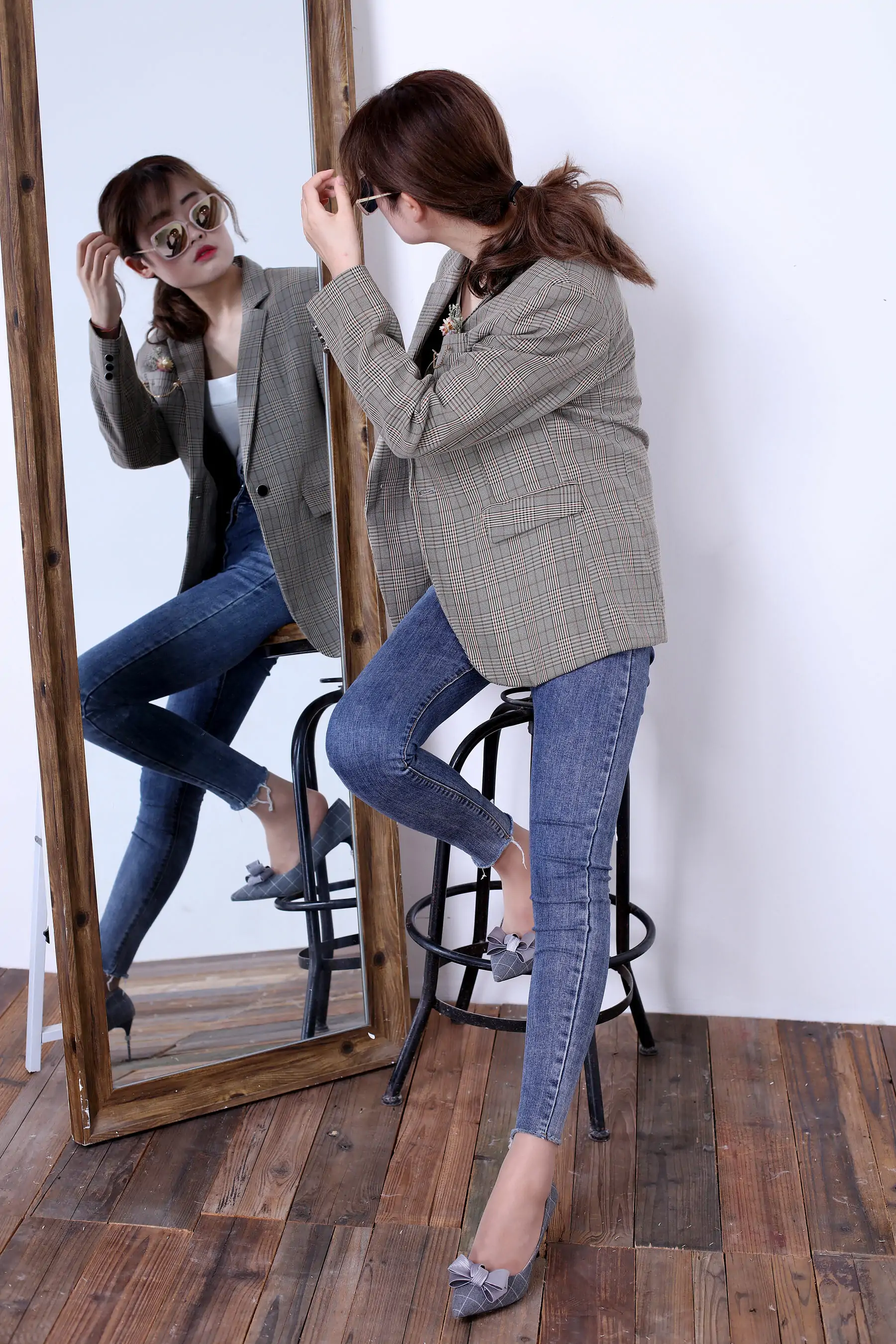 [奈丝] NO.113 可乐 牛仔裤里丝