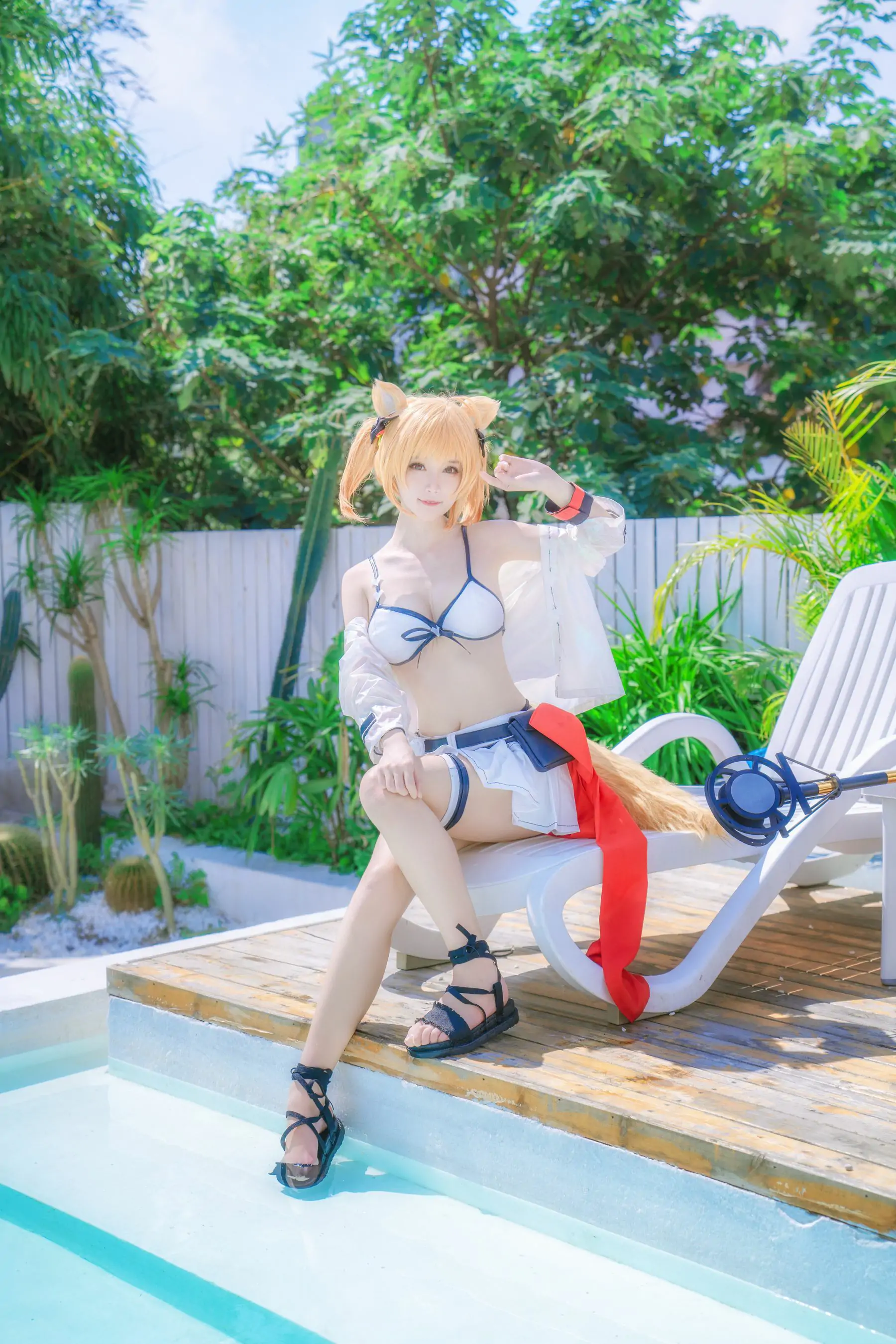 [Cosplay写真] 萌宠博主yui金鱼 - 空泳装