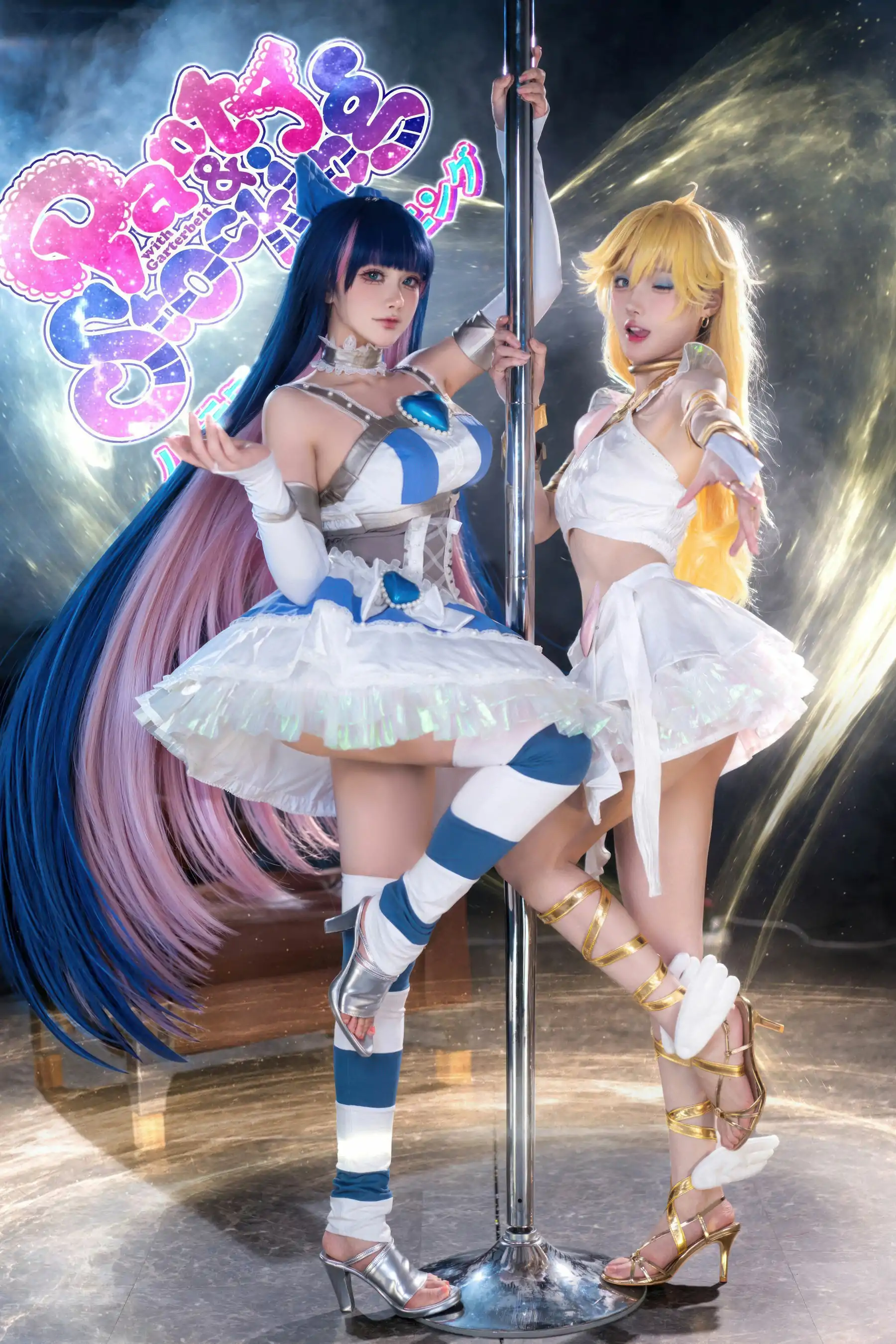 动漫博主 阿包也是兔娘&苏苏苏Sofia - 吊带袜天使