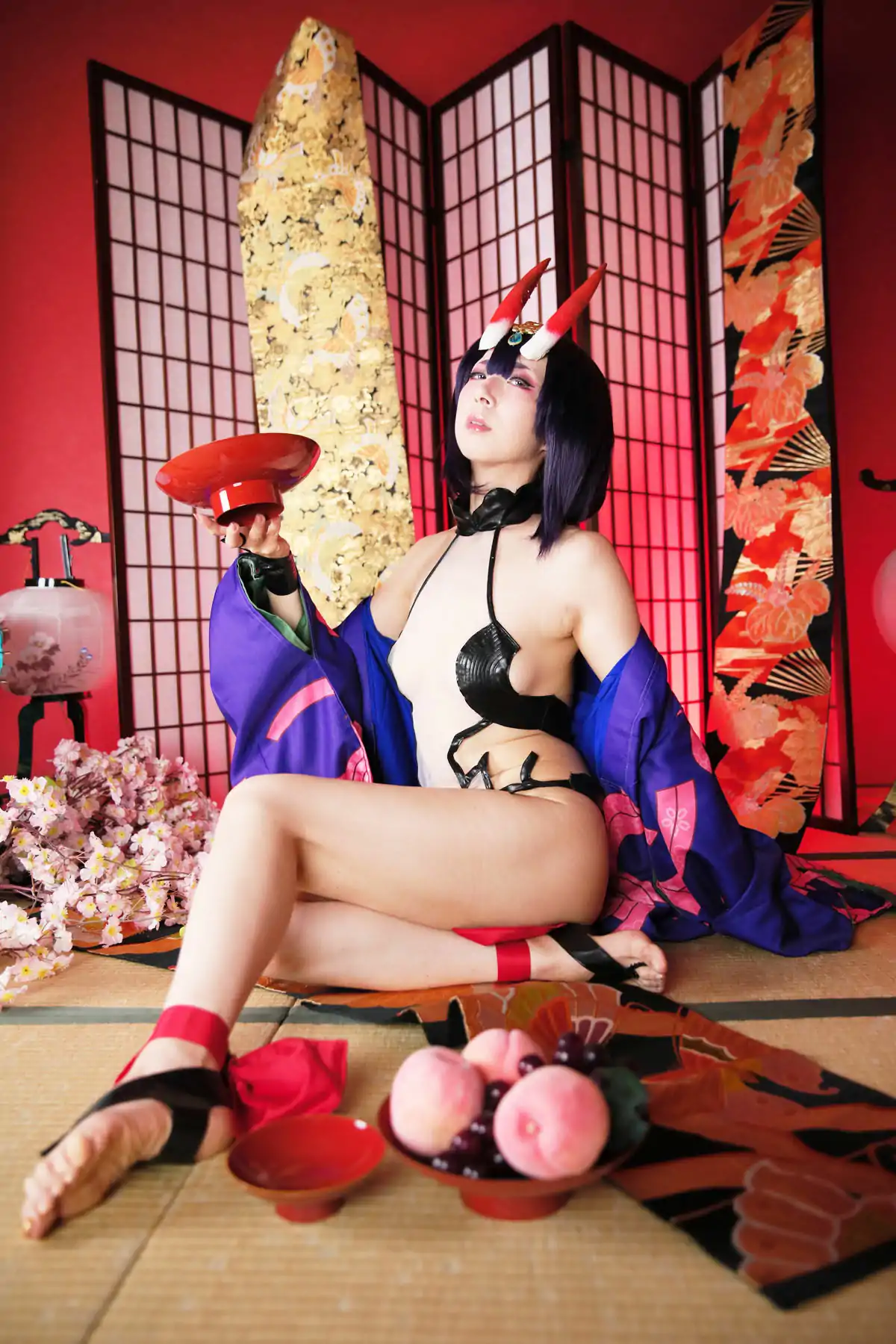 [Cosplay] Sachibudou さちぶどう - Red Sky 朱天 -しゅてん- Vol. 116