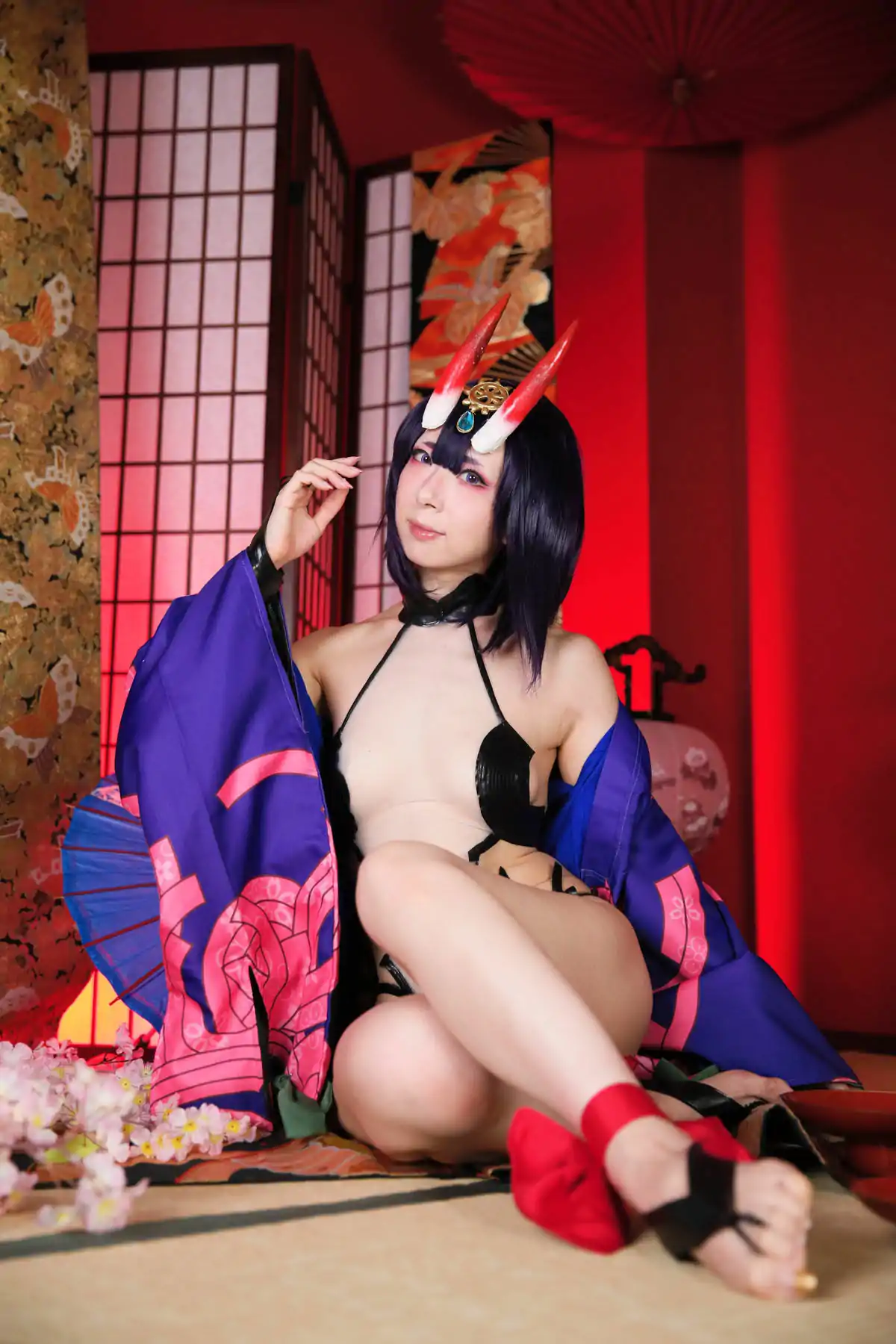 [Cosplay] Sachibudou さちぶどう - Red Sky 朱天 -しゅてん- Vol. 116