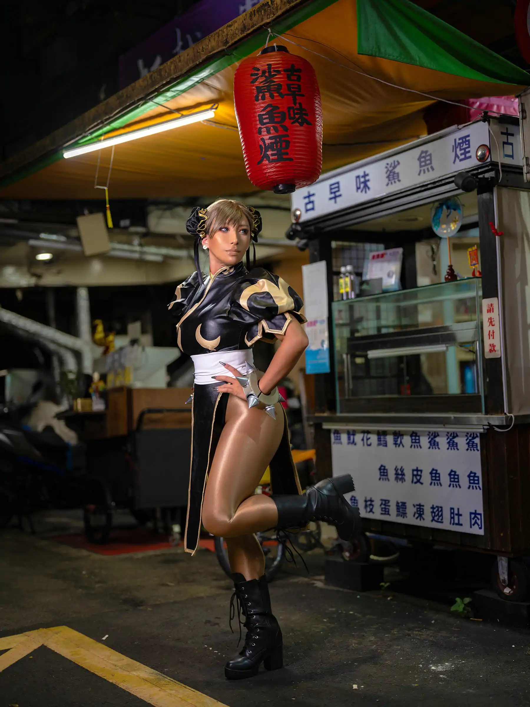 [Cosplay] [nonsummerjack] non - Taiwan Black Chun-Li 台湾黒春麗