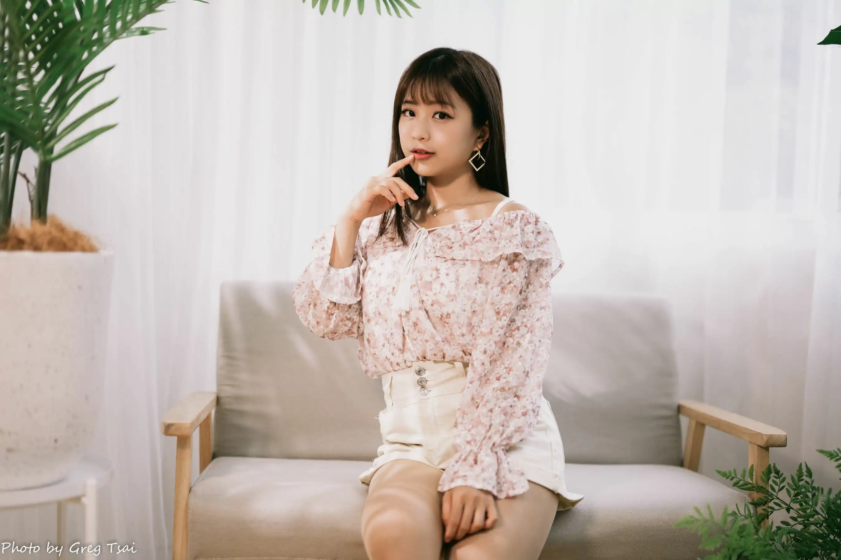 小栗 - 居家肉丝棚拍