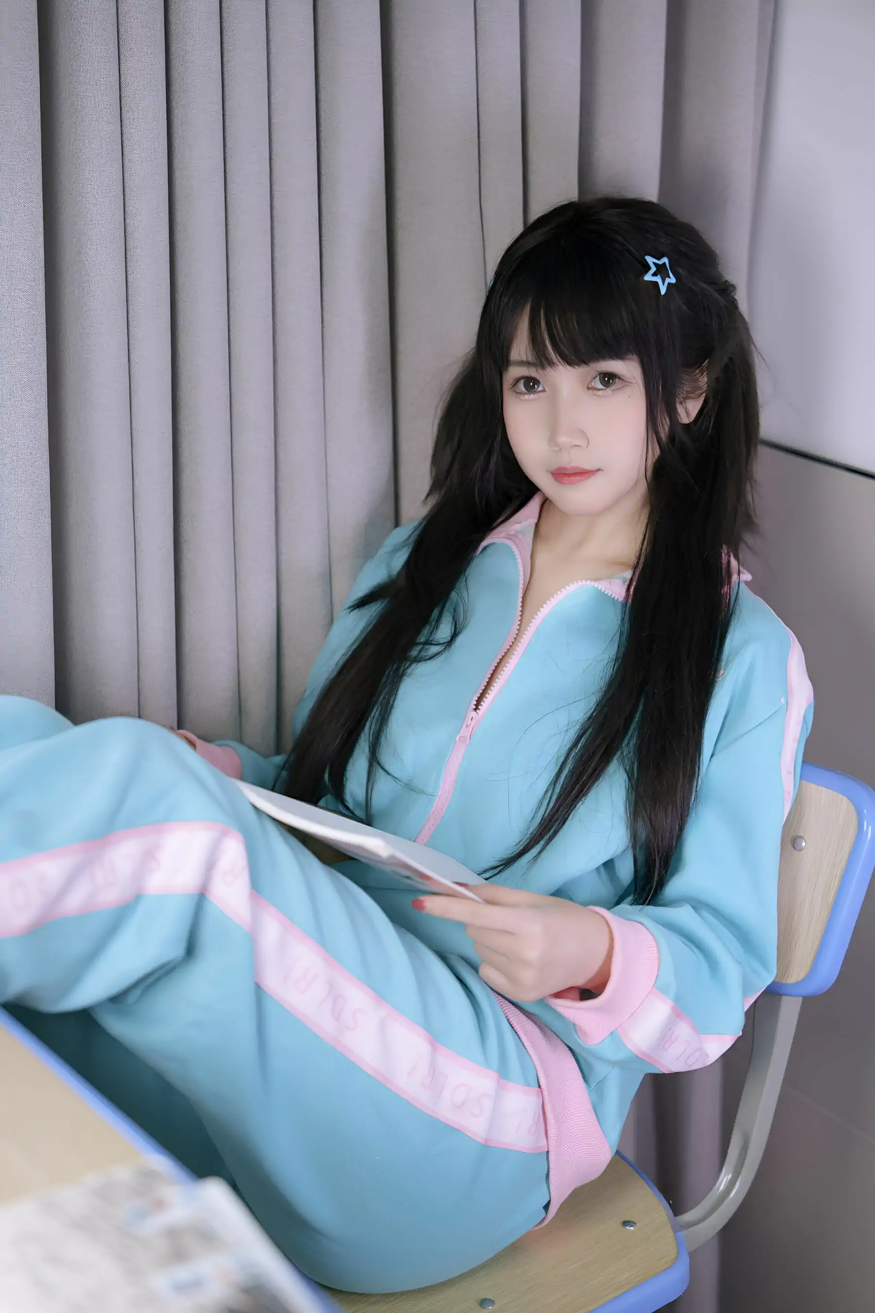 微博人气Coser不呆猫 - 涂油教室实习生