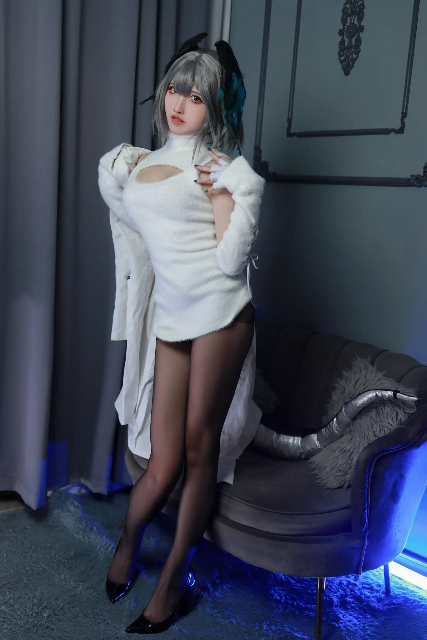 山崎雷纳 - 阿克奈兹霍尔海亚竖毛衣