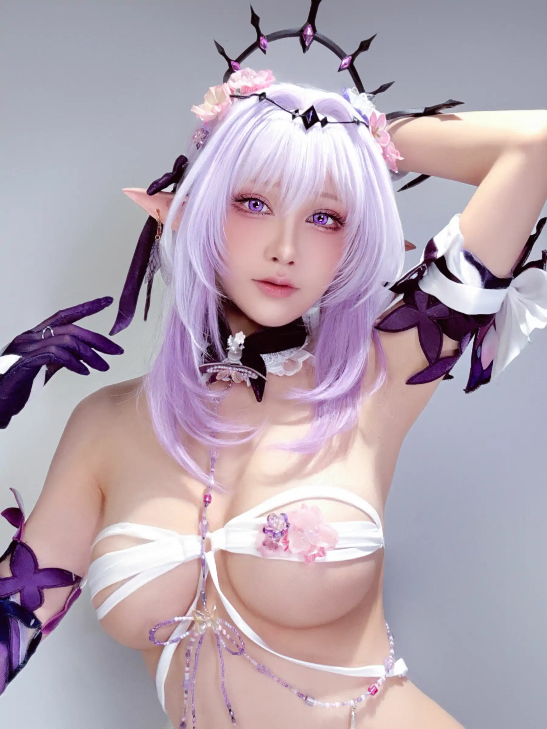 动漫博主水淼aqua - 遐蝶 Castorice 自拍