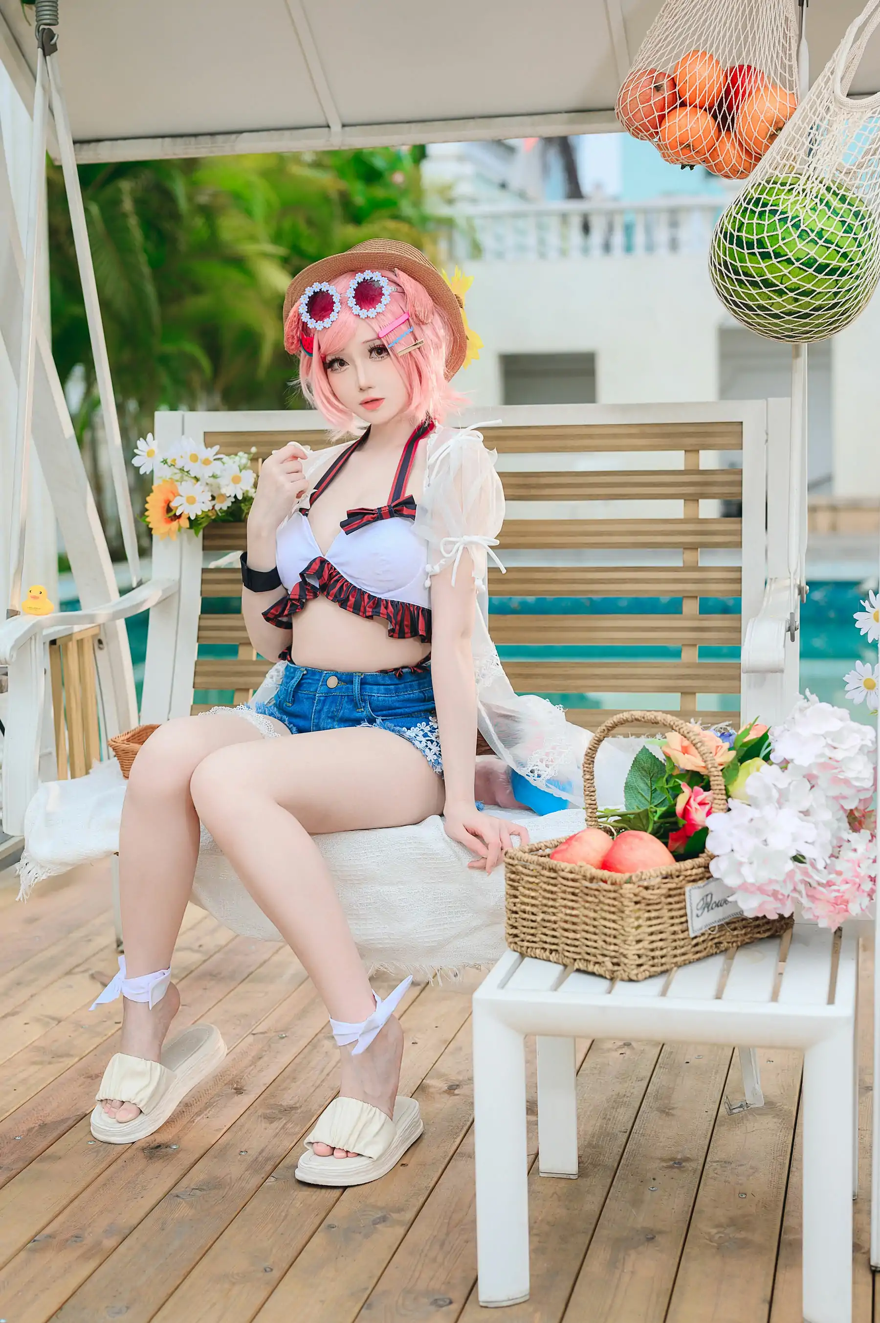 焖焖碳 - 明日方舟 澄闪泳装