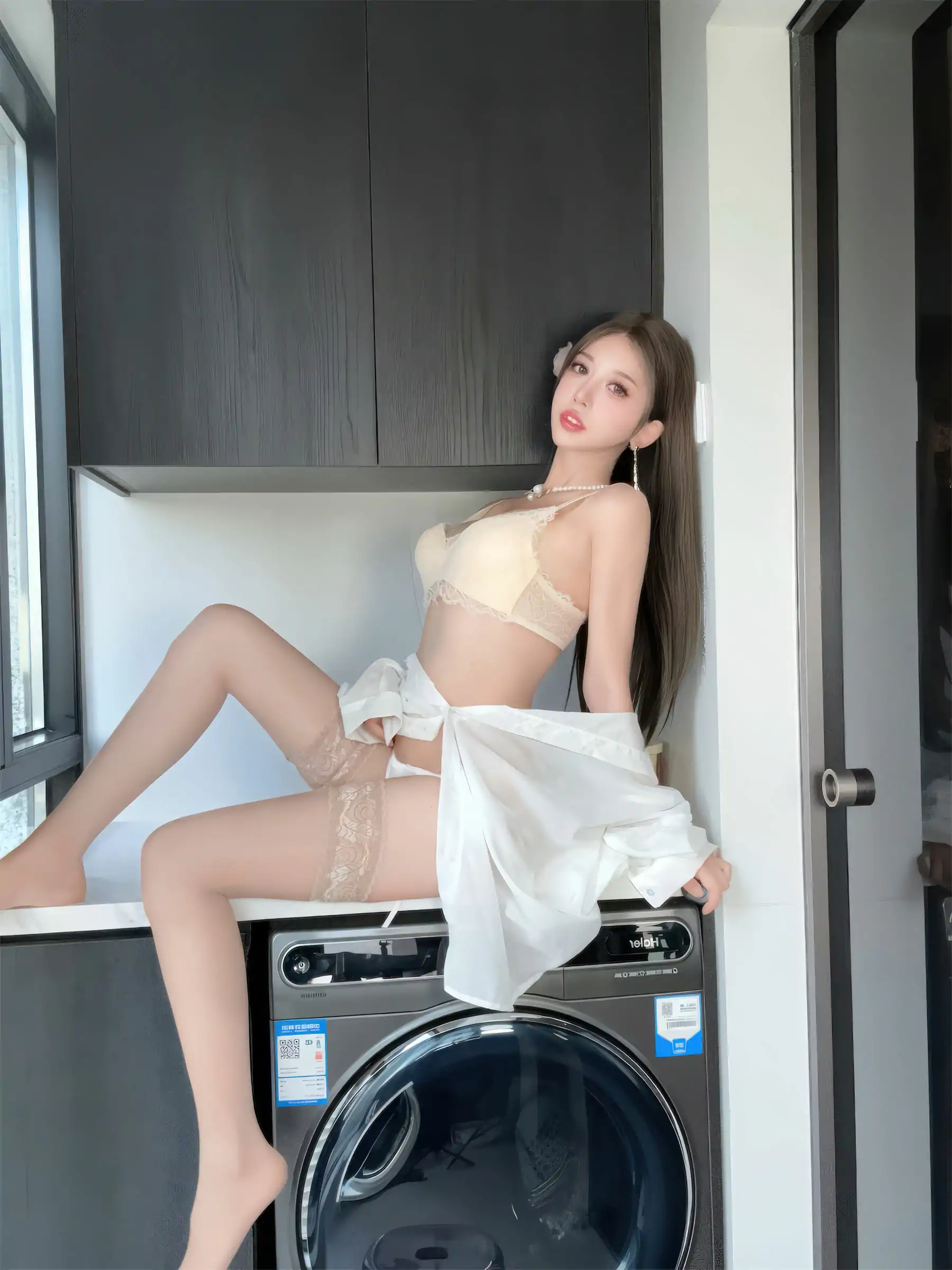 斗鱼米线线sama写真 - 羞涩の妻