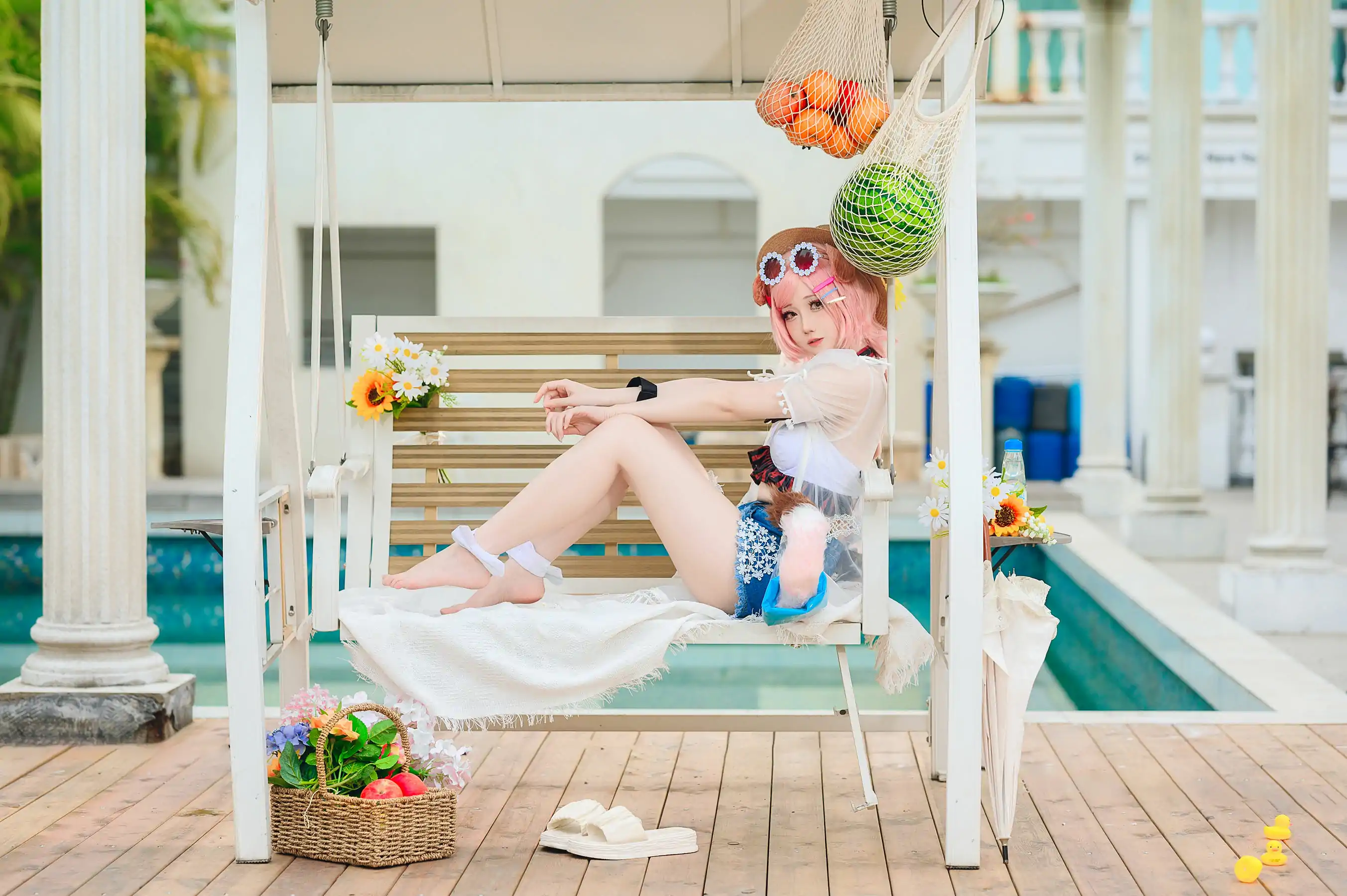 焖焖碳 - 明日方舟 澄闪泳装