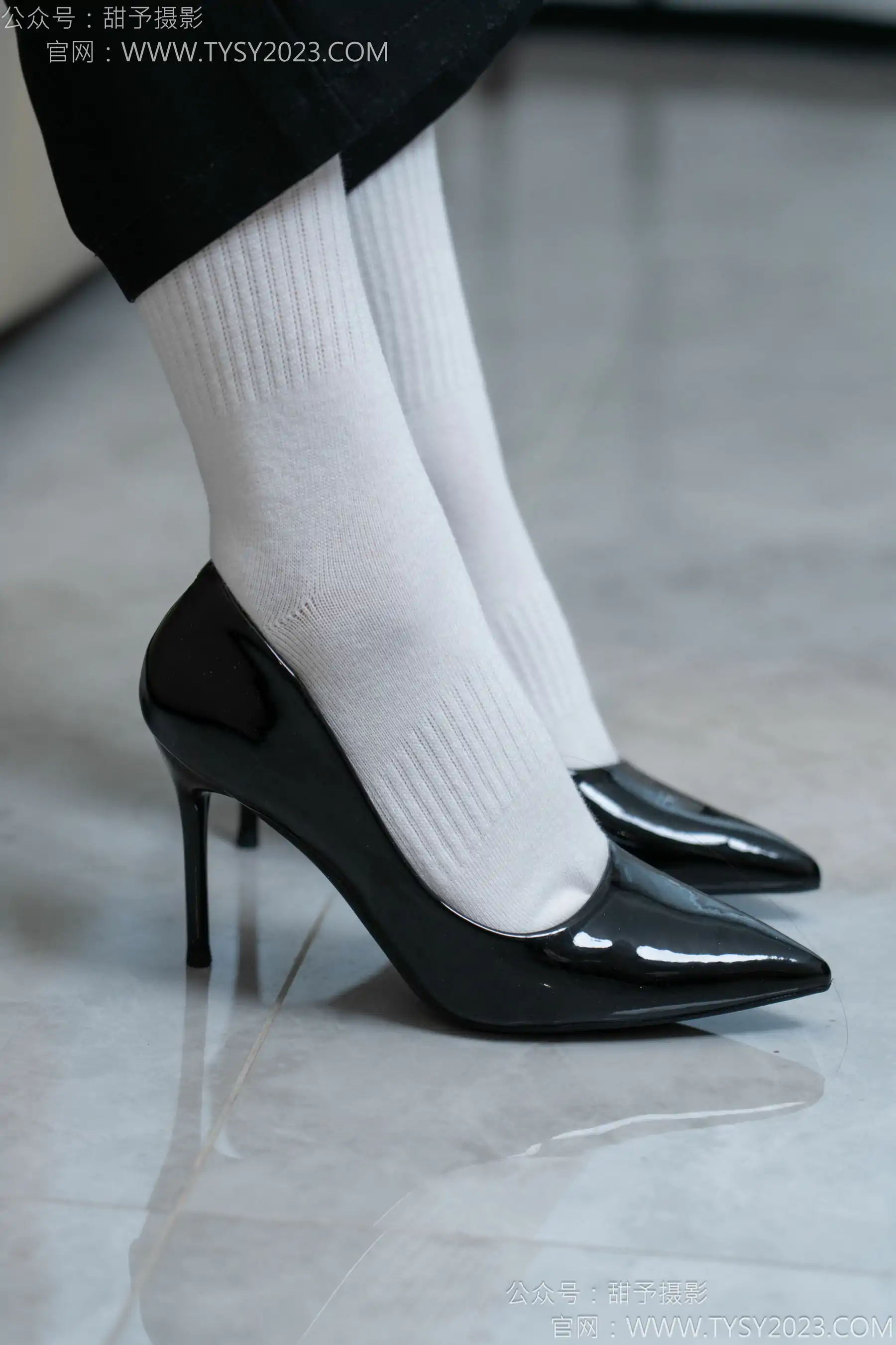 甜予摄影 No.147 澜澜 - 凉鞋、高跟鞋、长腿袜、白棉袜