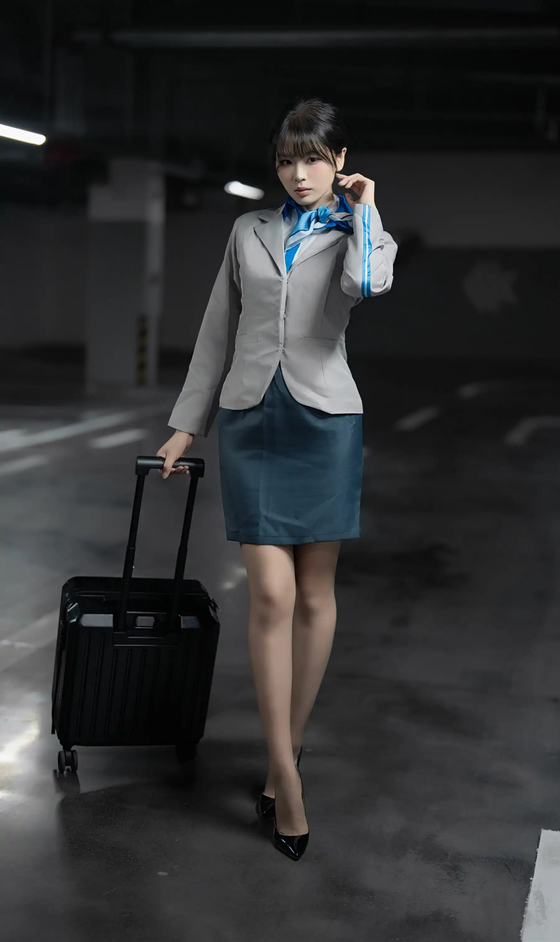 轩萧学姐 - 空姐车库