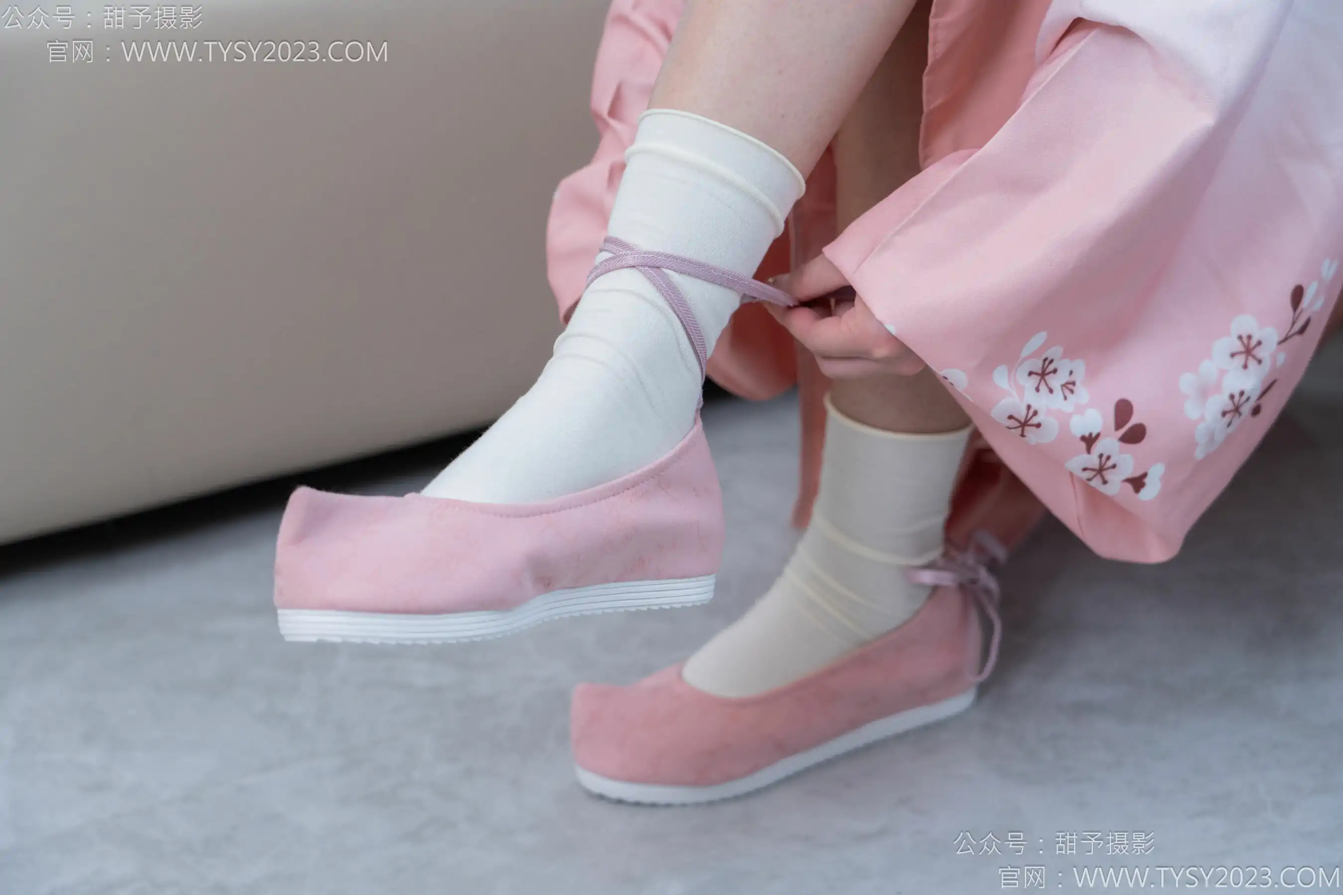 甜予摄影 No.183 知知 - 布鞋、白棉袜、裸足