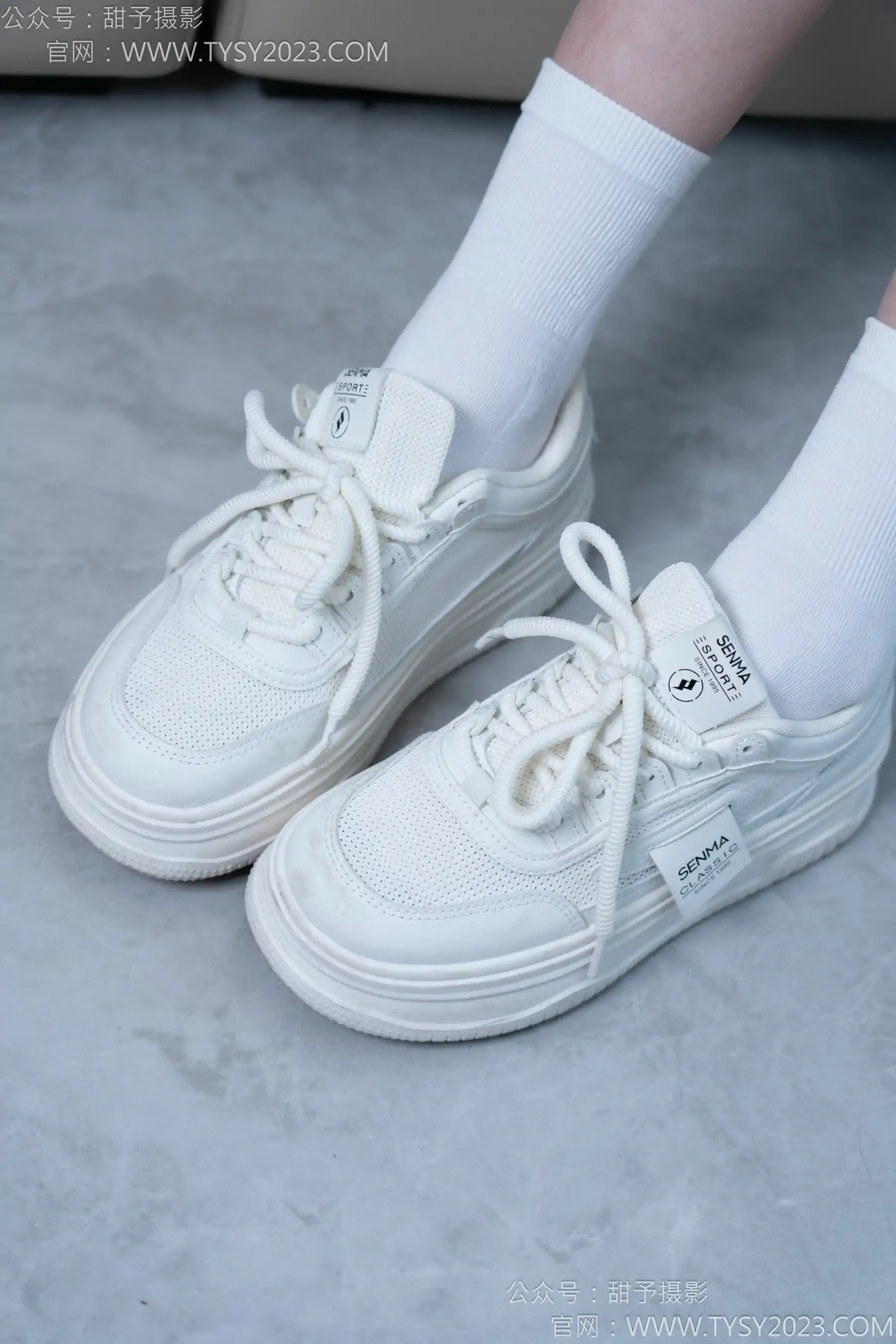 甜予摄影 No.164 珞珞 - 板鞋、白棉袜、裸足