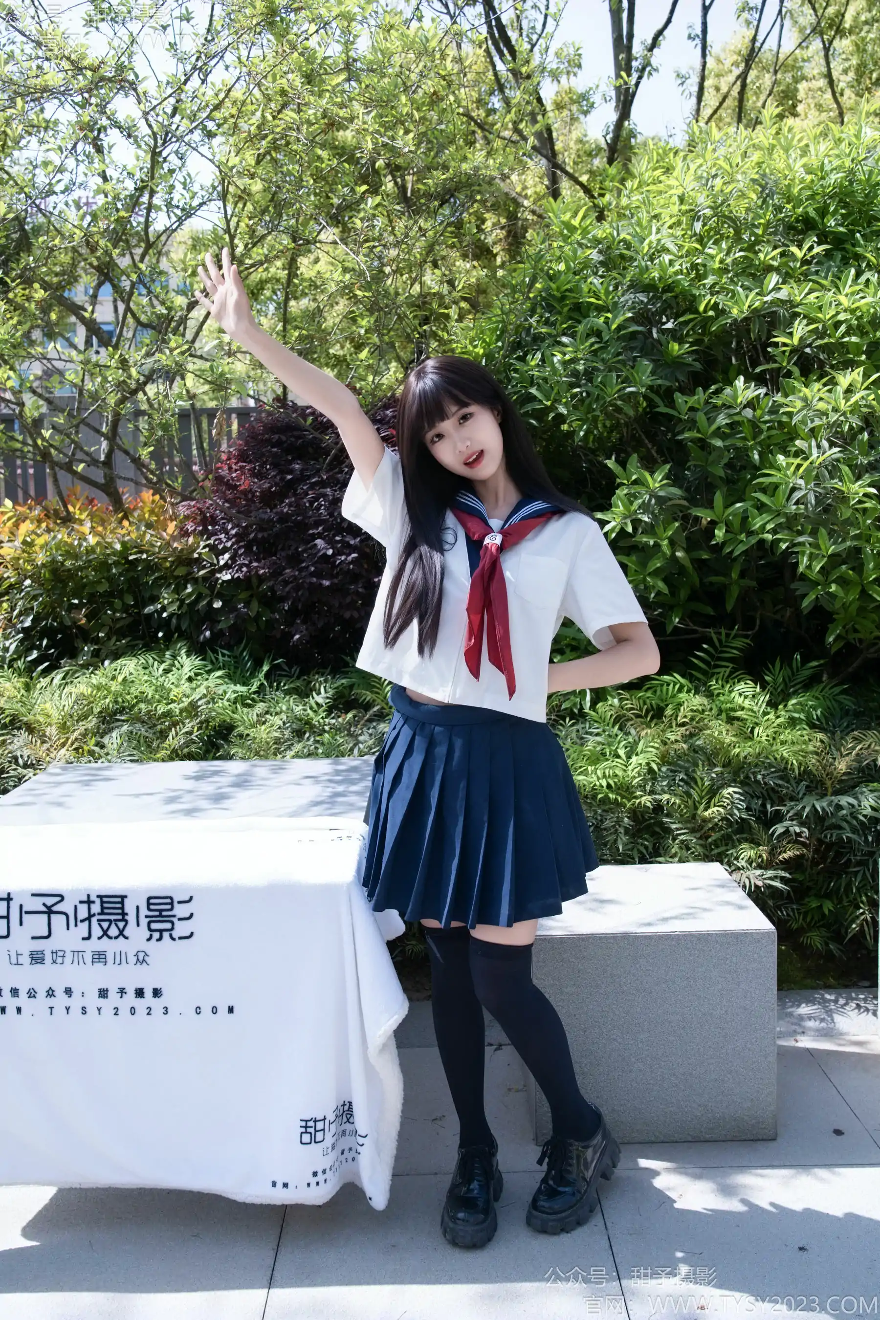 甜予摄影 No.193 小甜桃 - 皮鞋、大腿袜、裸足