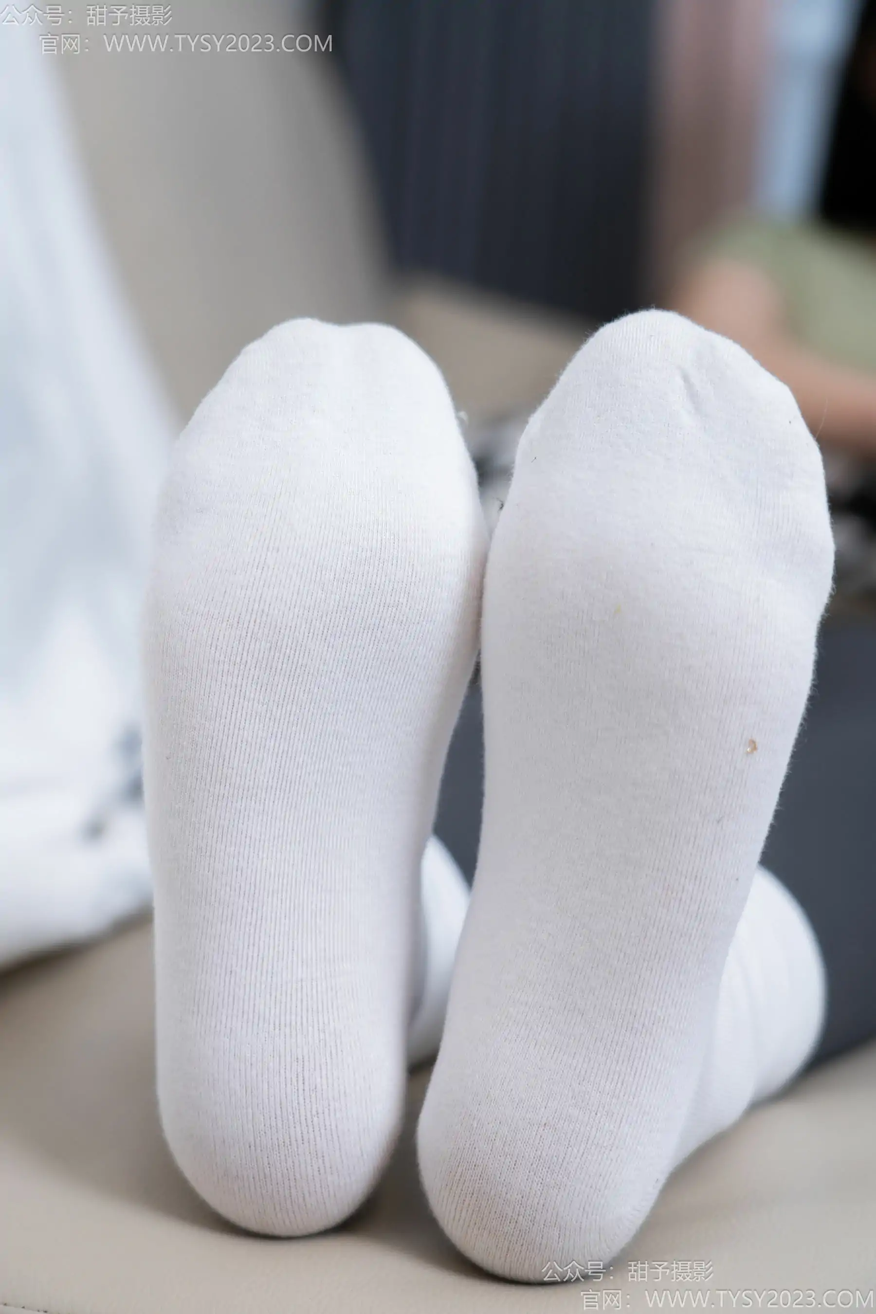 甜予摄影 No.192 澜澜 - 高跟鞋、白棉袜、裸足