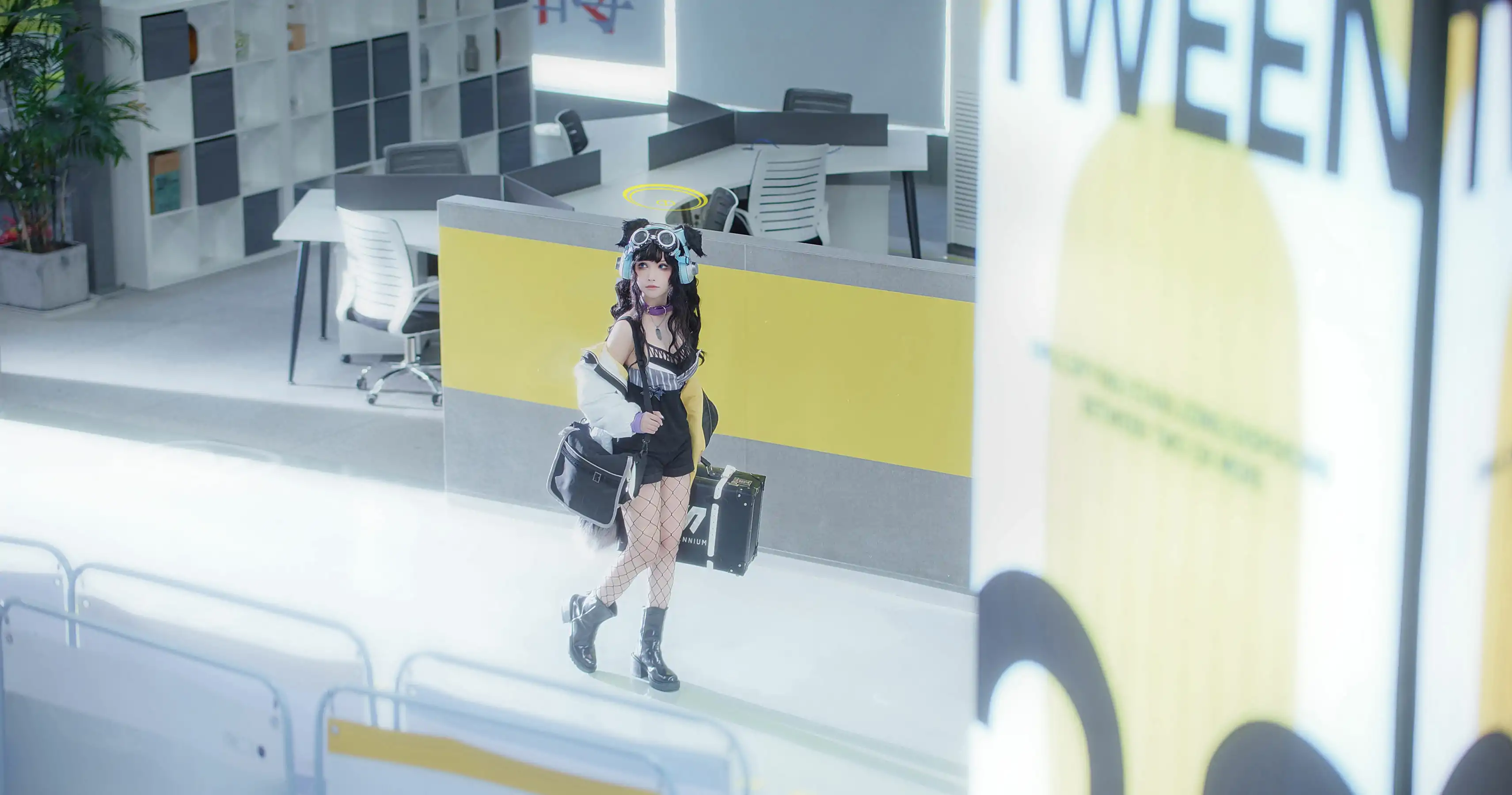 Cosplay美女 一千只猫薄禾 - 蔚蓝档案 猫冢响