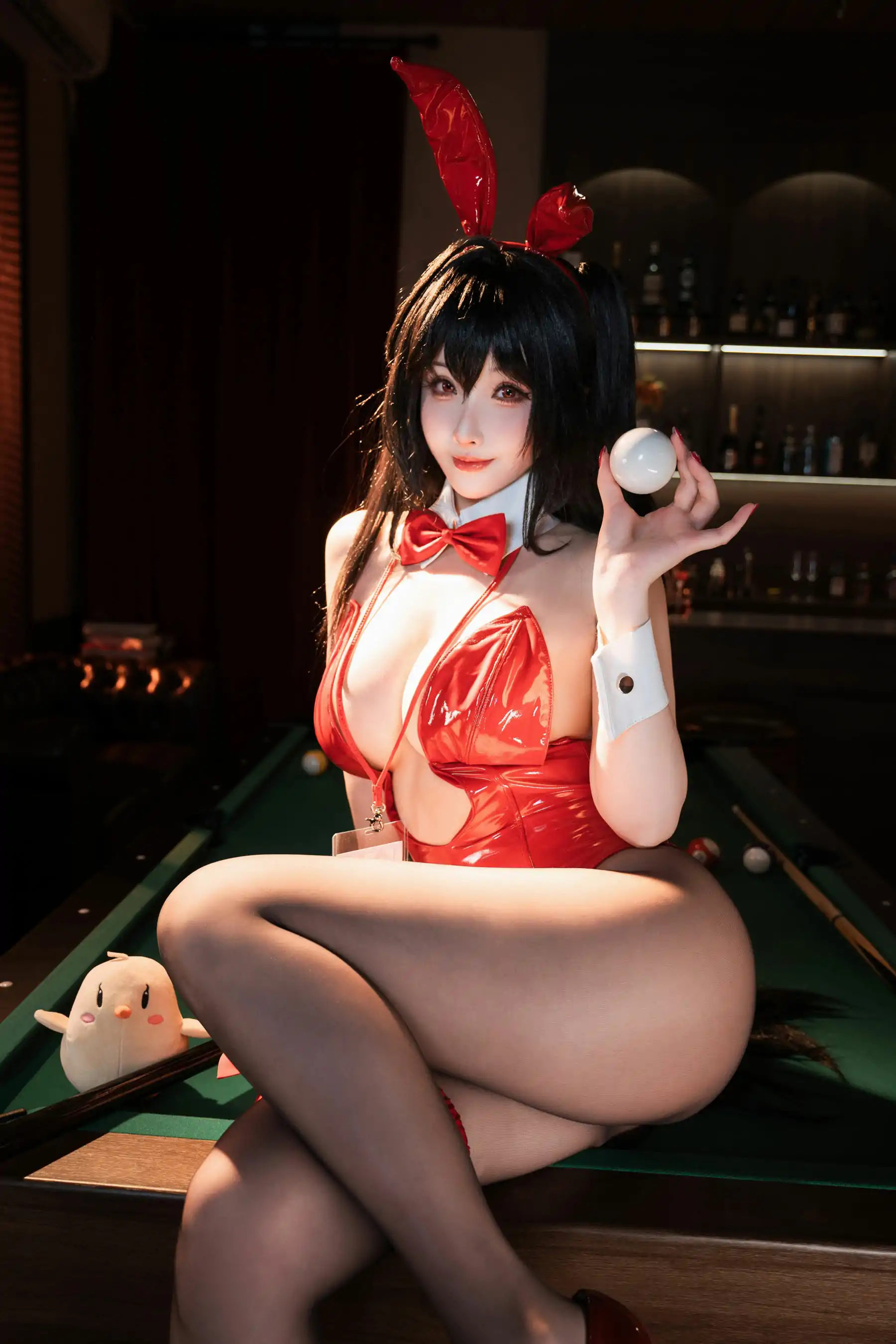 COS福利rioko 凉凉子 - 碧蓝航线 大凤 桌球兔女郎