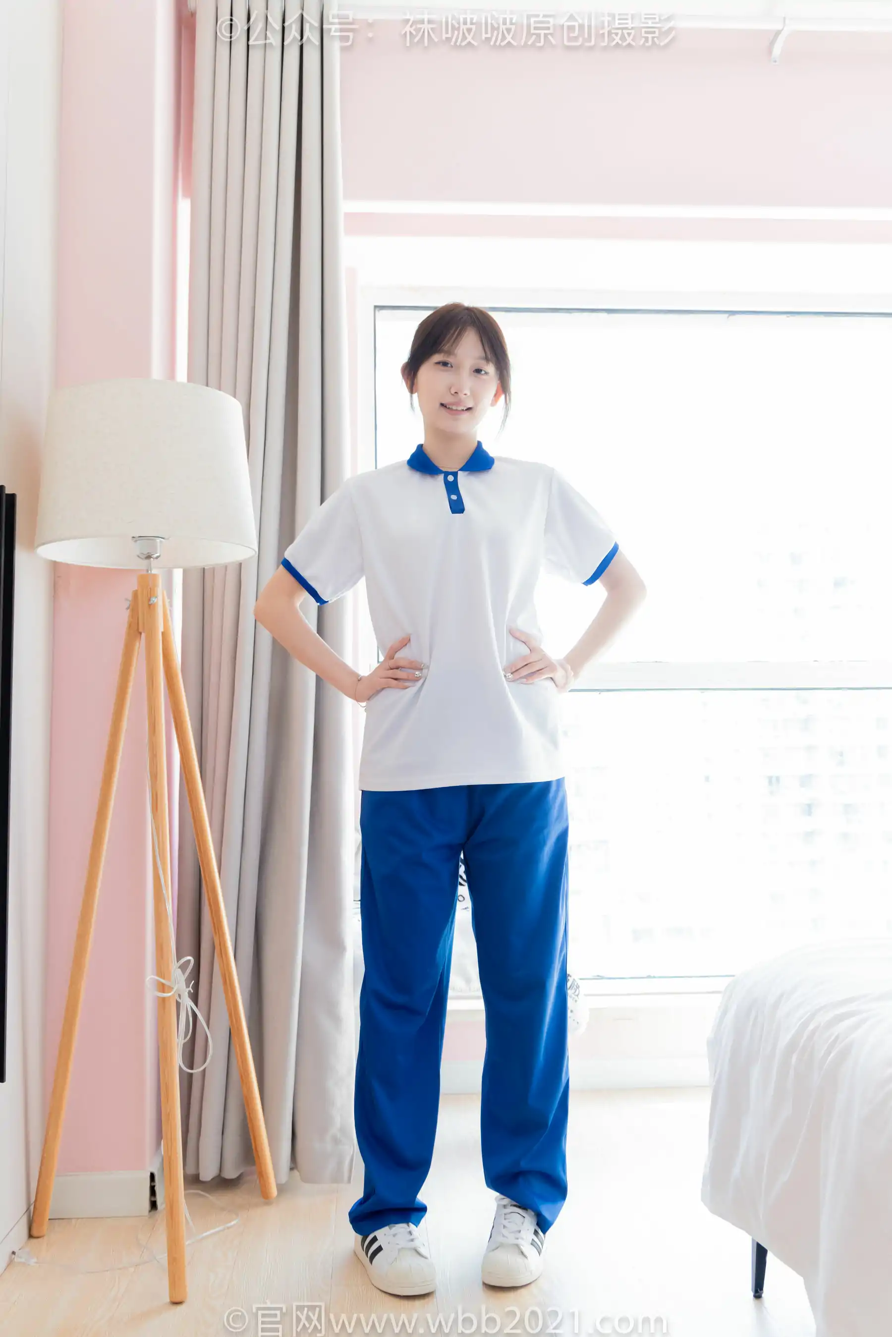 BoBoSocks袜啵啵 No.569 香菜 - 校服、板鞋、白棉袜、薄肉丝