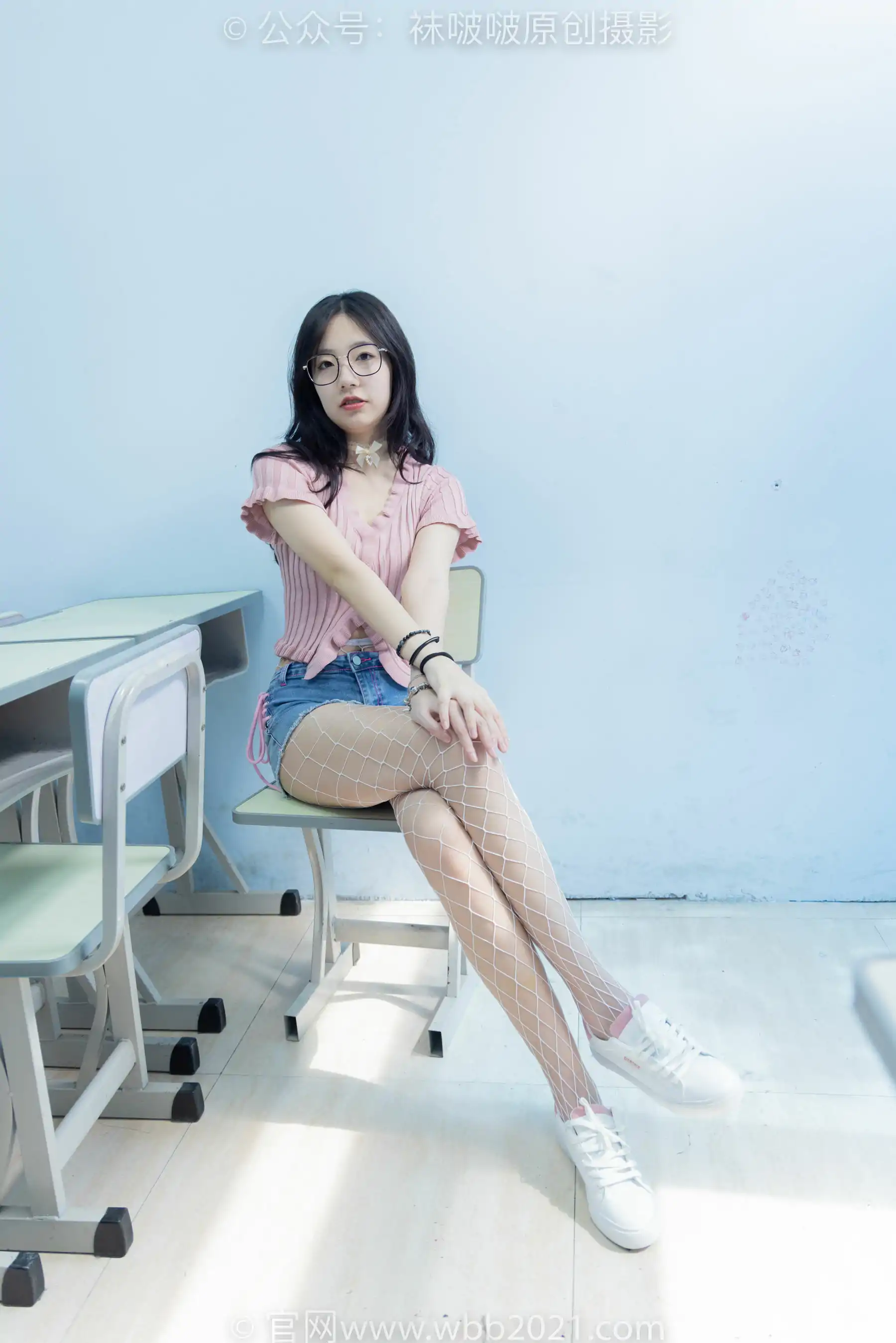 BoBoSocks袜啵啵 No.566 小甜豆 - 高跟鞋、板鞋、白网袜、白蕾丝袜、校服