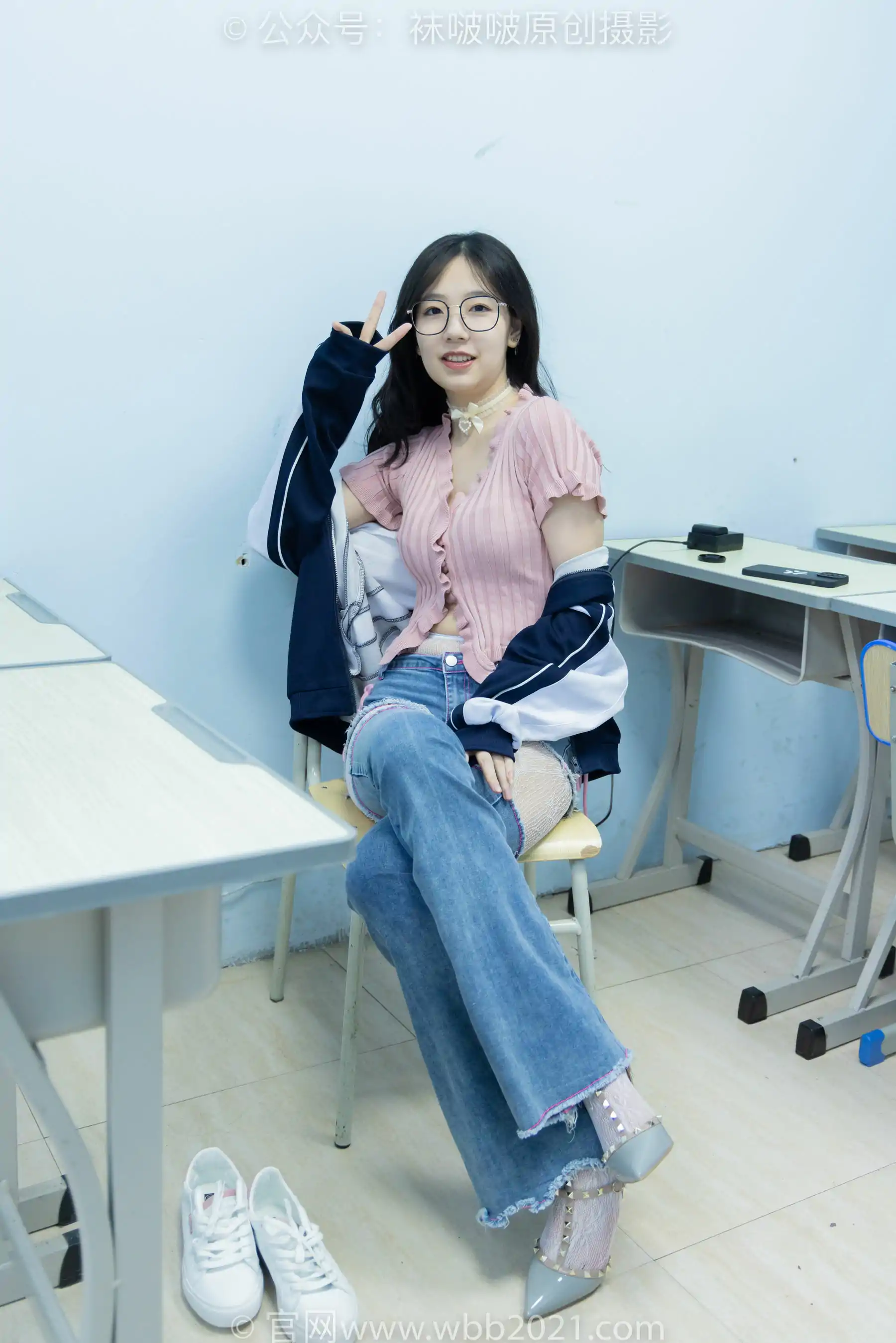 BoBoSocks袜啵啵 No.566 小甜豆 - 高跟鞋、板鞋、白网袜、白蕾丝袜、校服