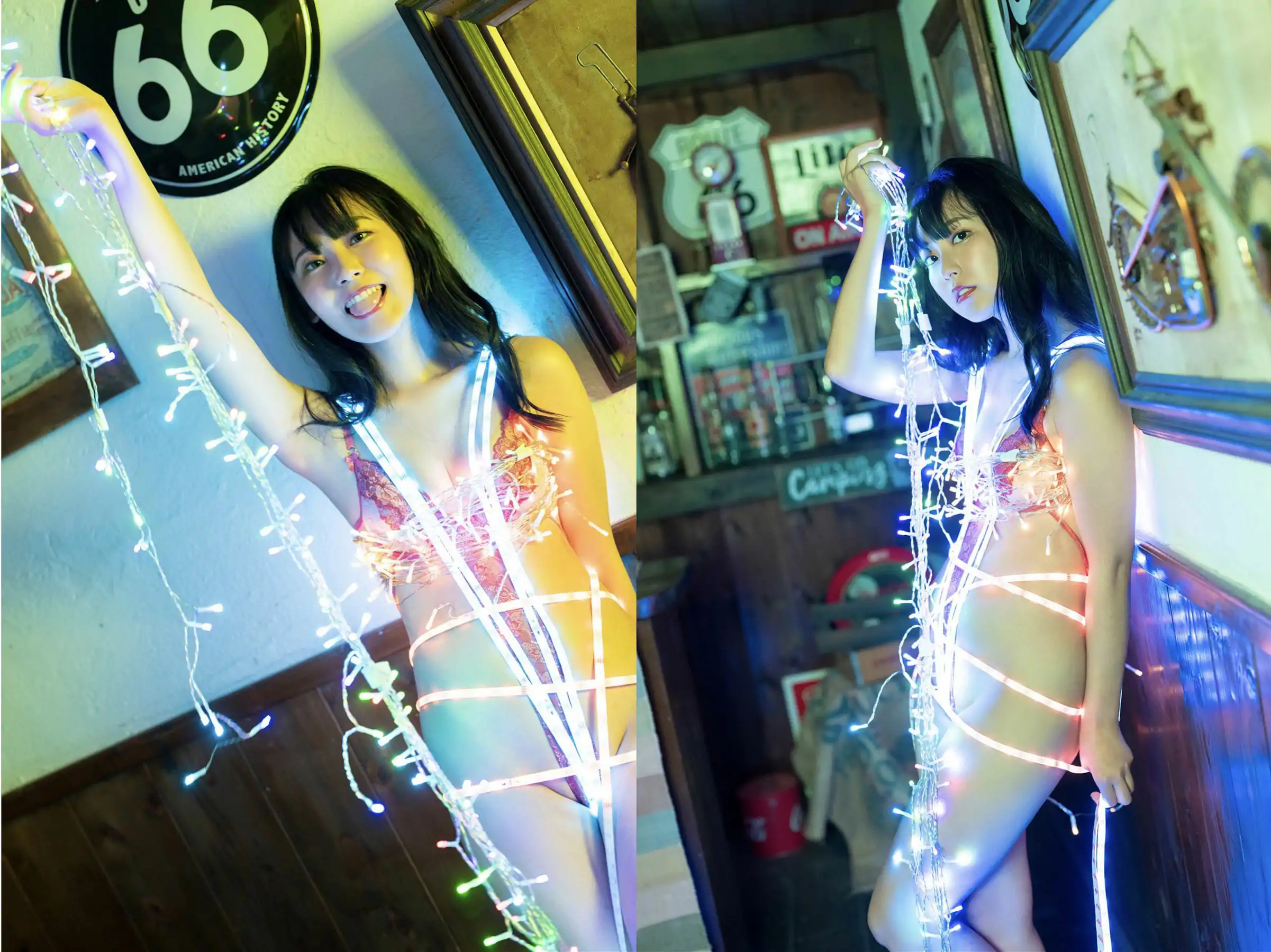 林田百加 - ハイレグ光っちゃった