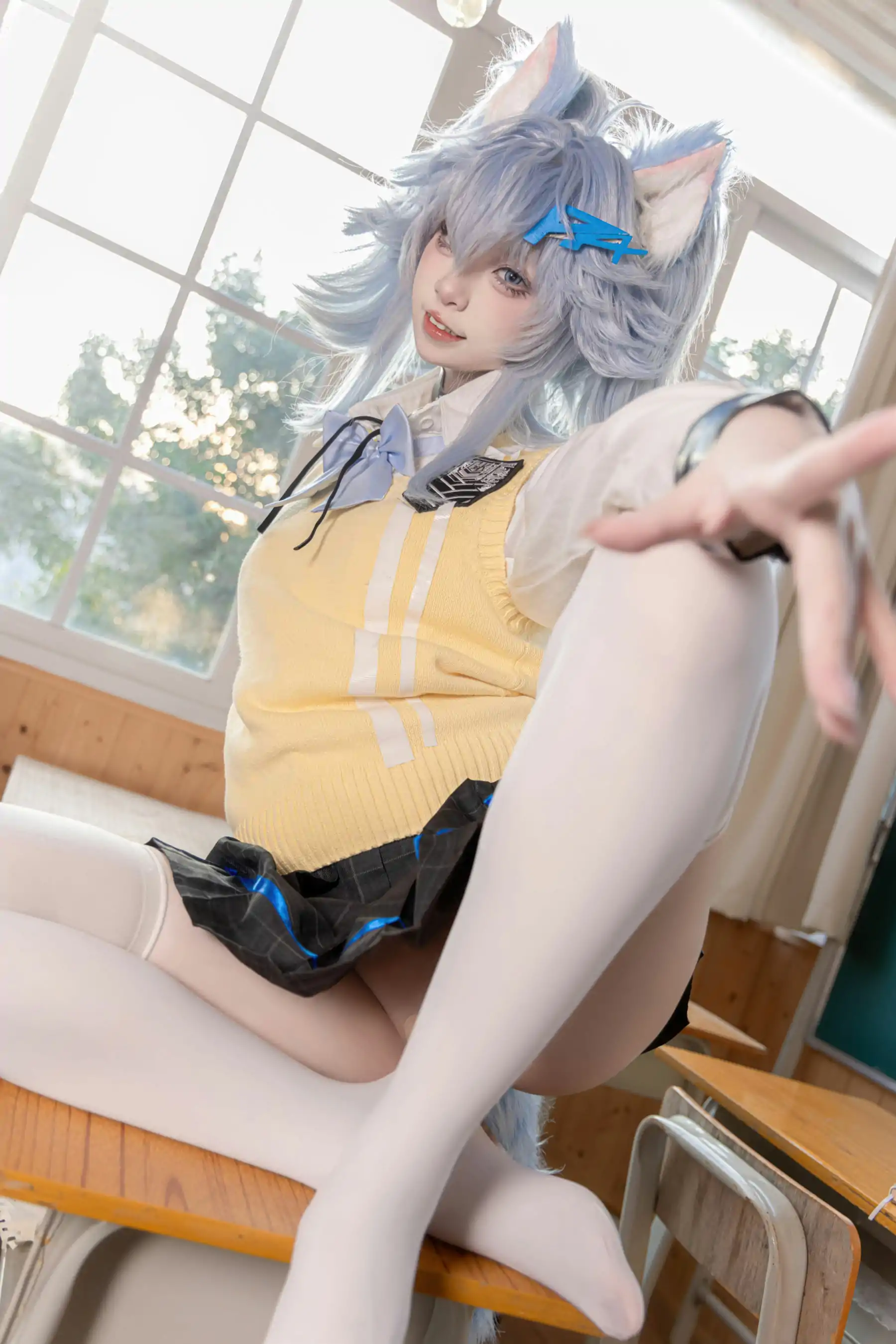 纸悦Etsu_ko - 少女前线 PA-15 高校心跳物语