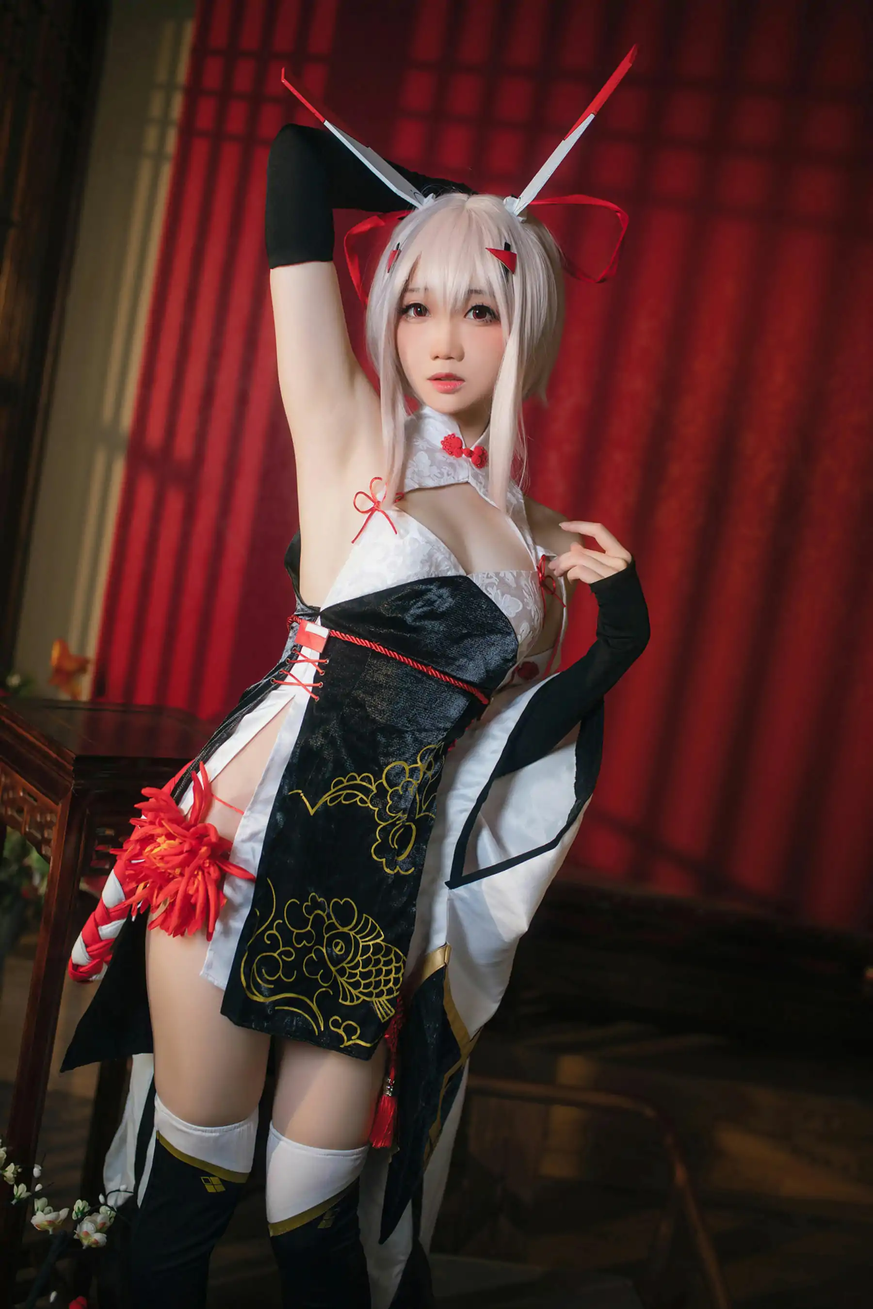 焖焖碳 - 碧蓝航线 绫波旗袍 新岁之鬼神