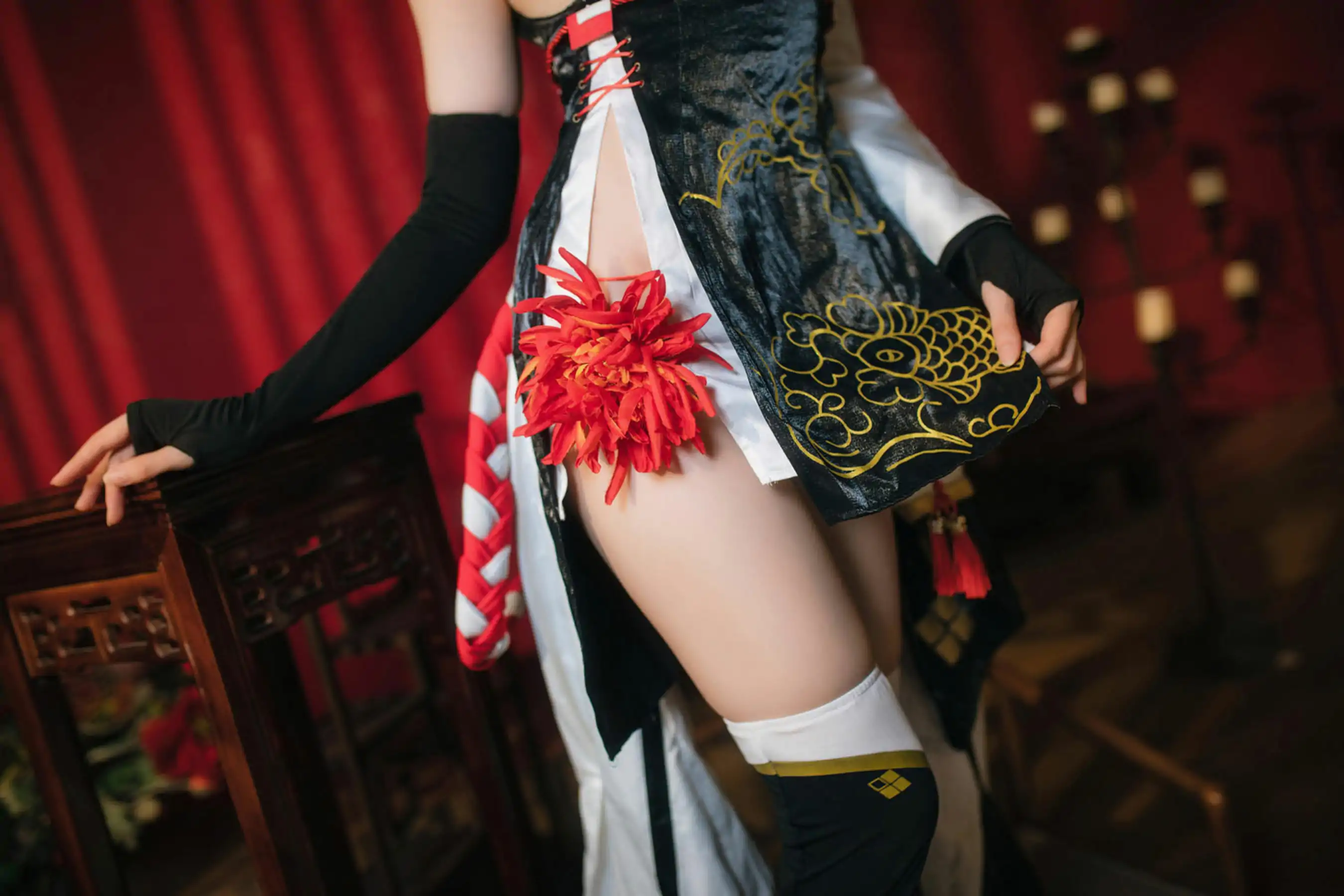 焖焖碳 - 碧蓝航线 绫波旗袍 新岁之鬼神