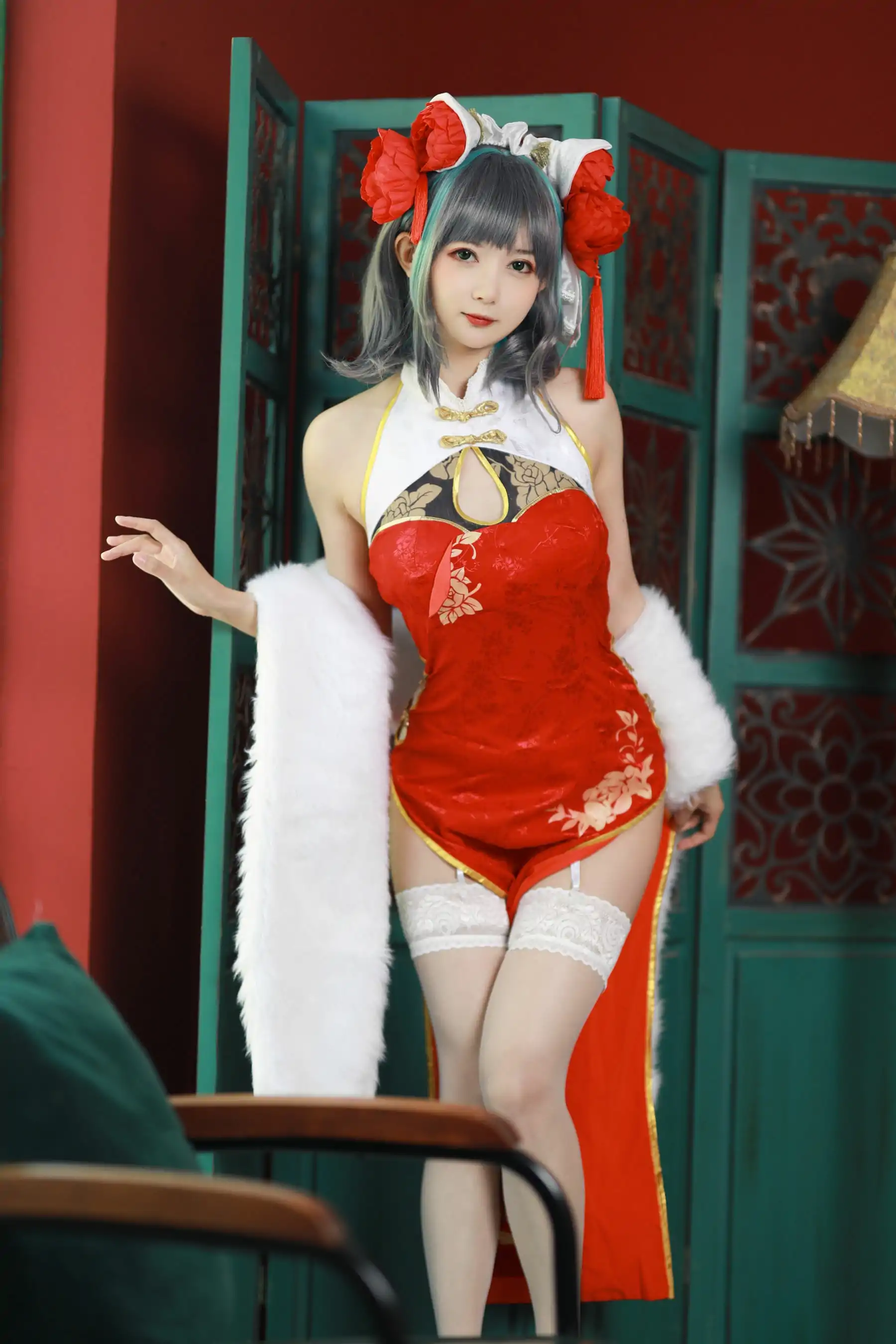 51酱 - 碧蓝航线 柴郡 新春旗袍