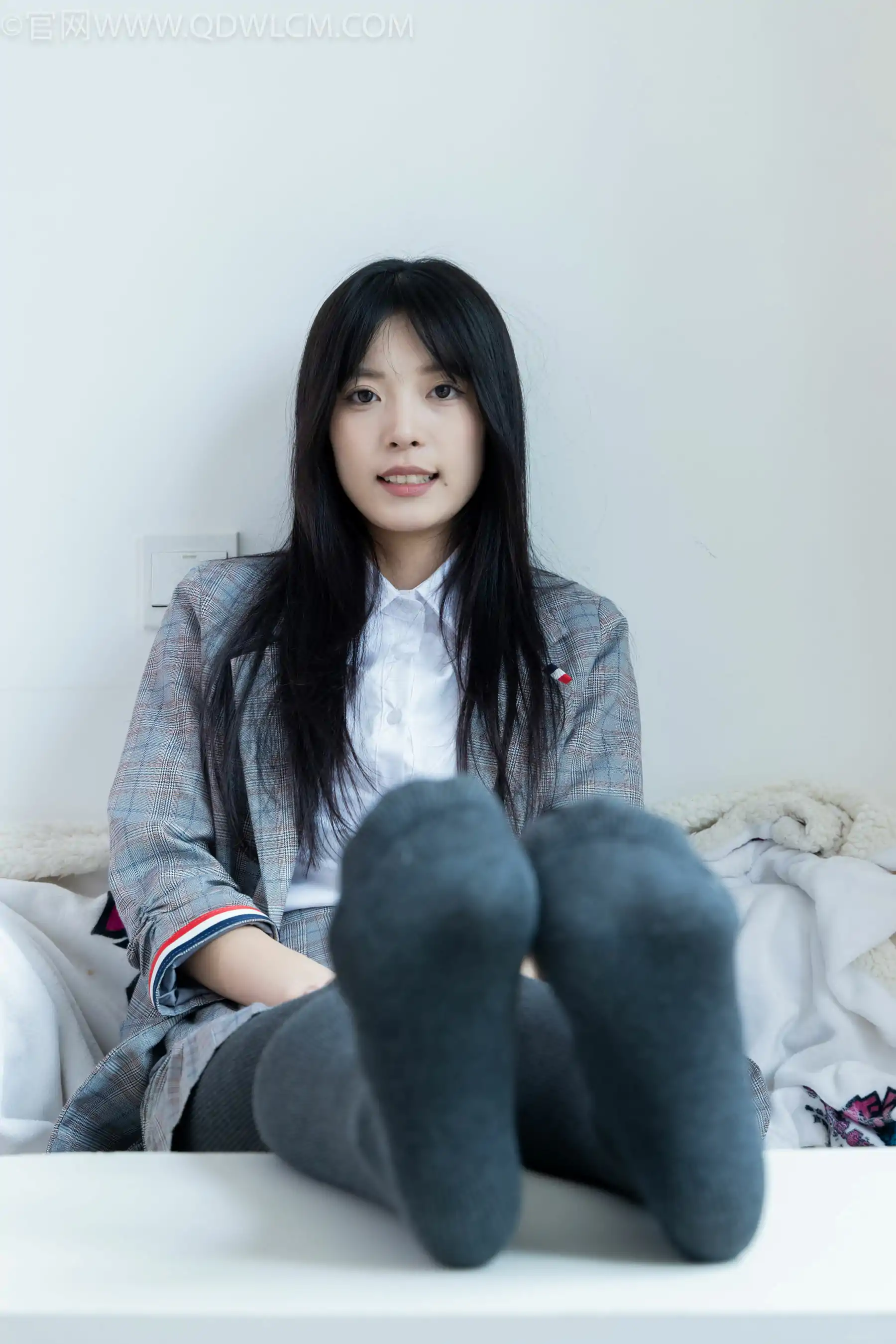 物恋传媒 No.2479 茯苓 - 皮鞋、厚灰连裤棉袜